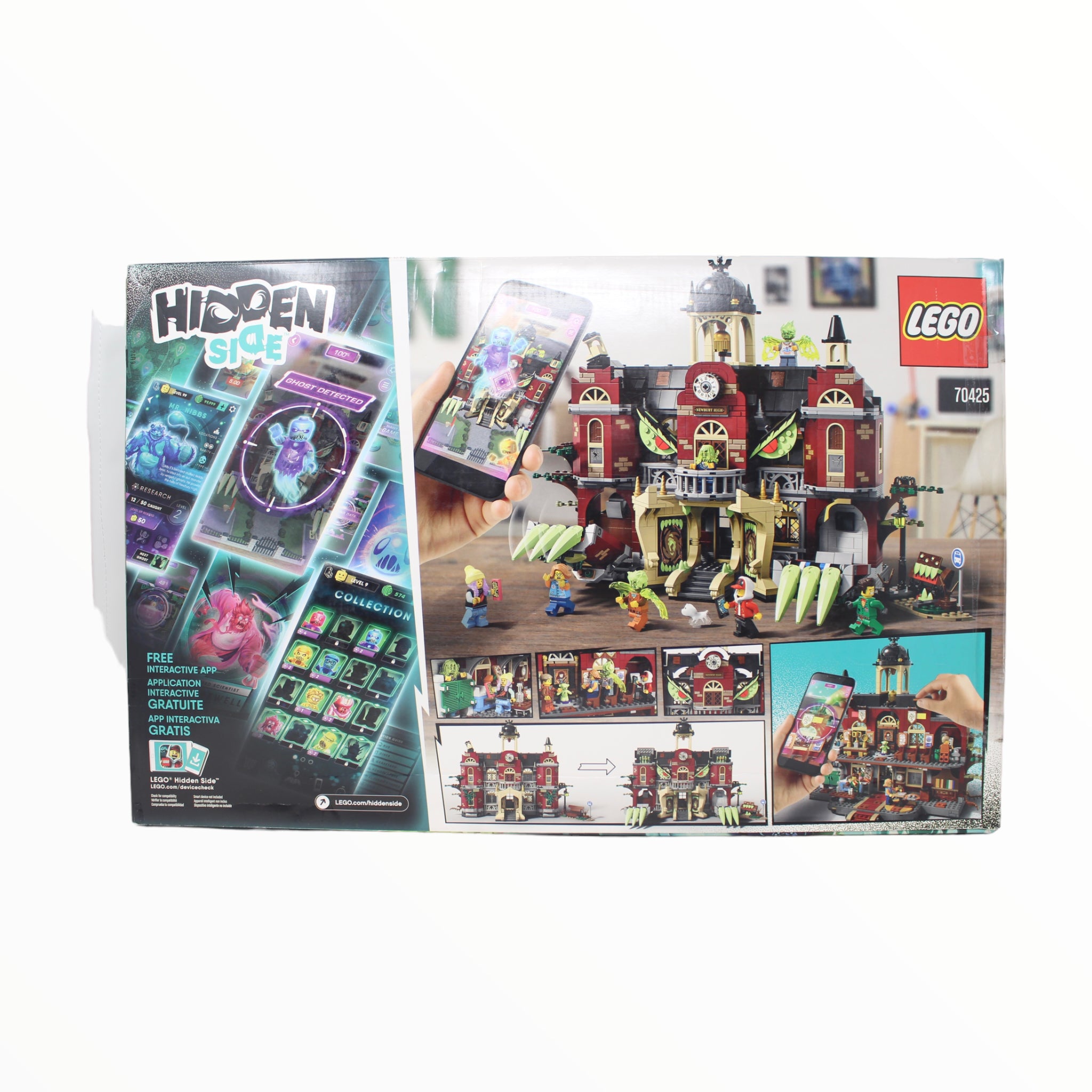 Certified Used Set 70425 Hidden Side Newbury Haunted High School (open box, sealed bags)