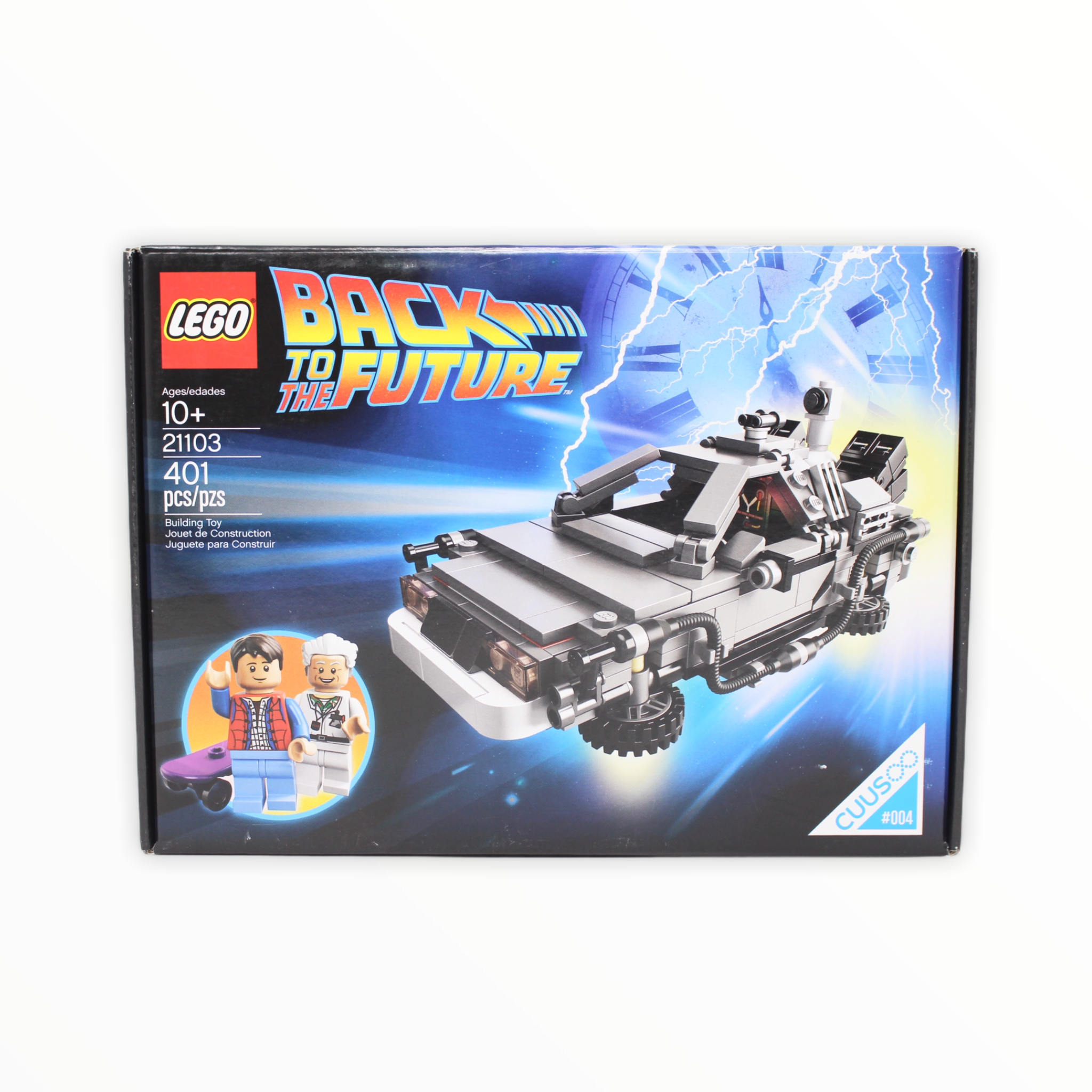 Retired Set 21103 CUUSOO Back to the Future Time Machine