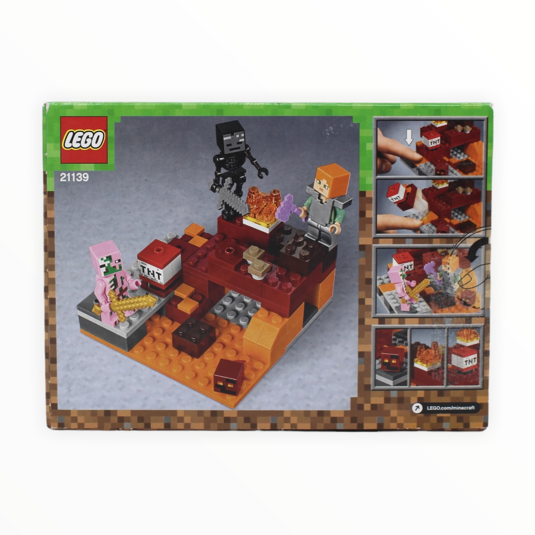Certified Used Set 21139 Minecraft The Nether Fight