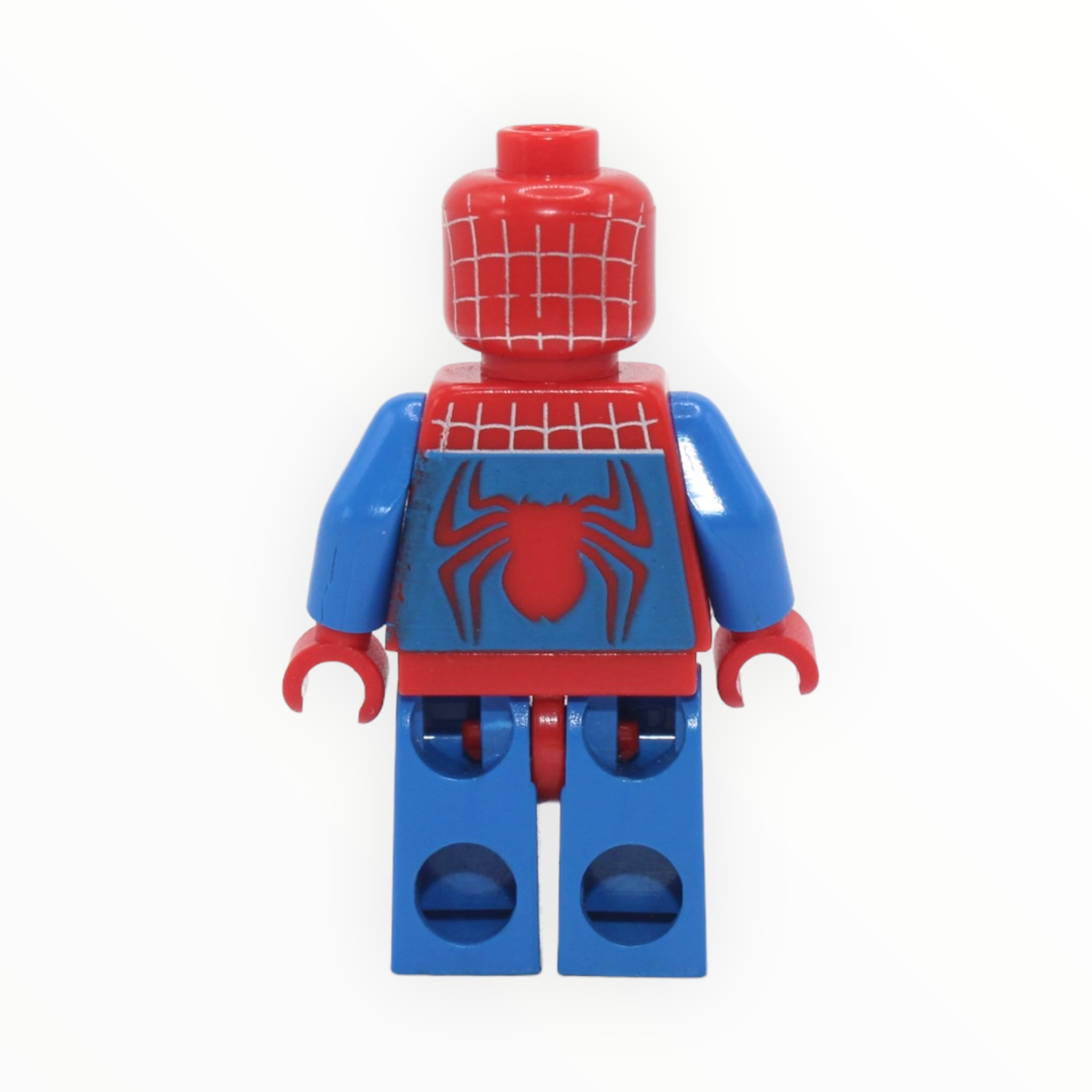 Spider-Man (silver webbing, blue arms and legs, 2003)