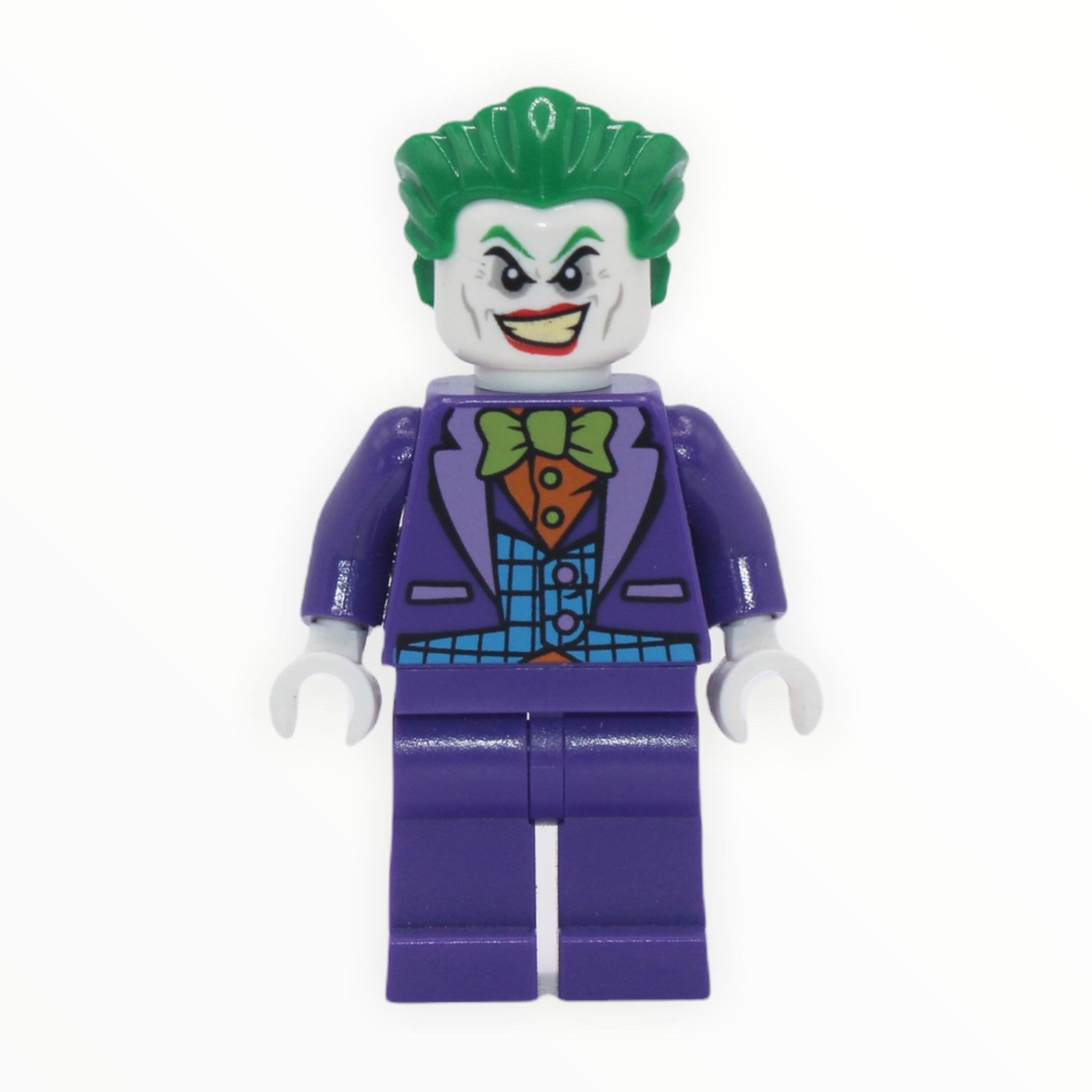 The Joker (blue vest, green hair, wide angled smile, single sided head)
