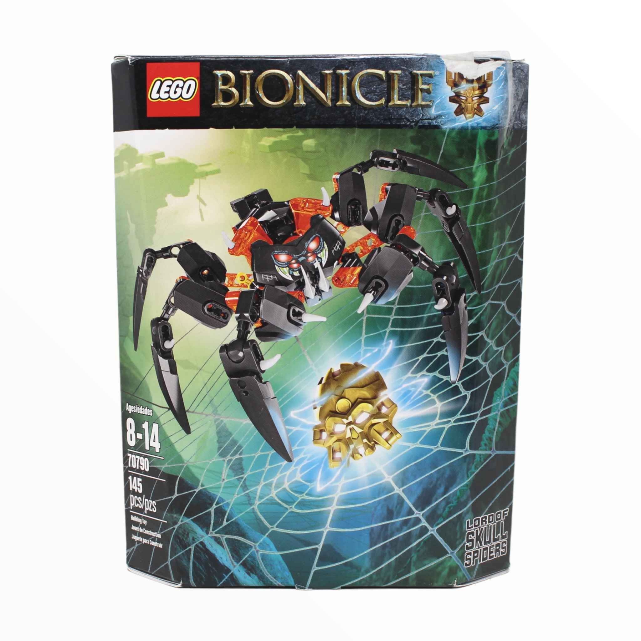 Certified Used Set 70790 Bionicle Lord of Skull Spiders