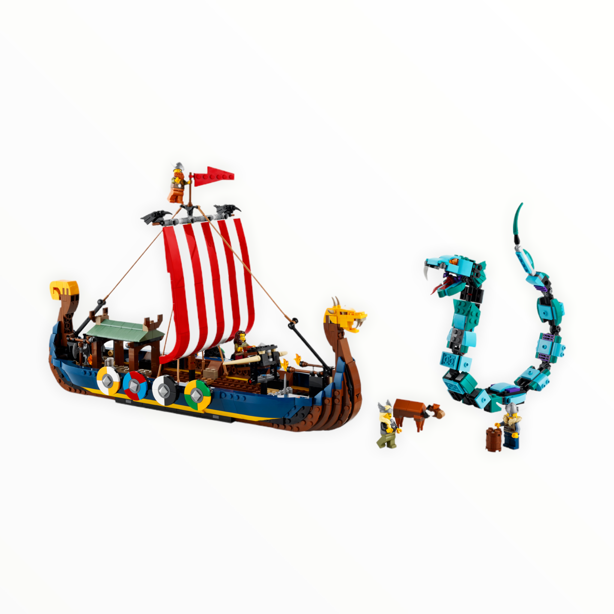 Retired Set 31132 Creator Viking Ship and the Midgard Serpent