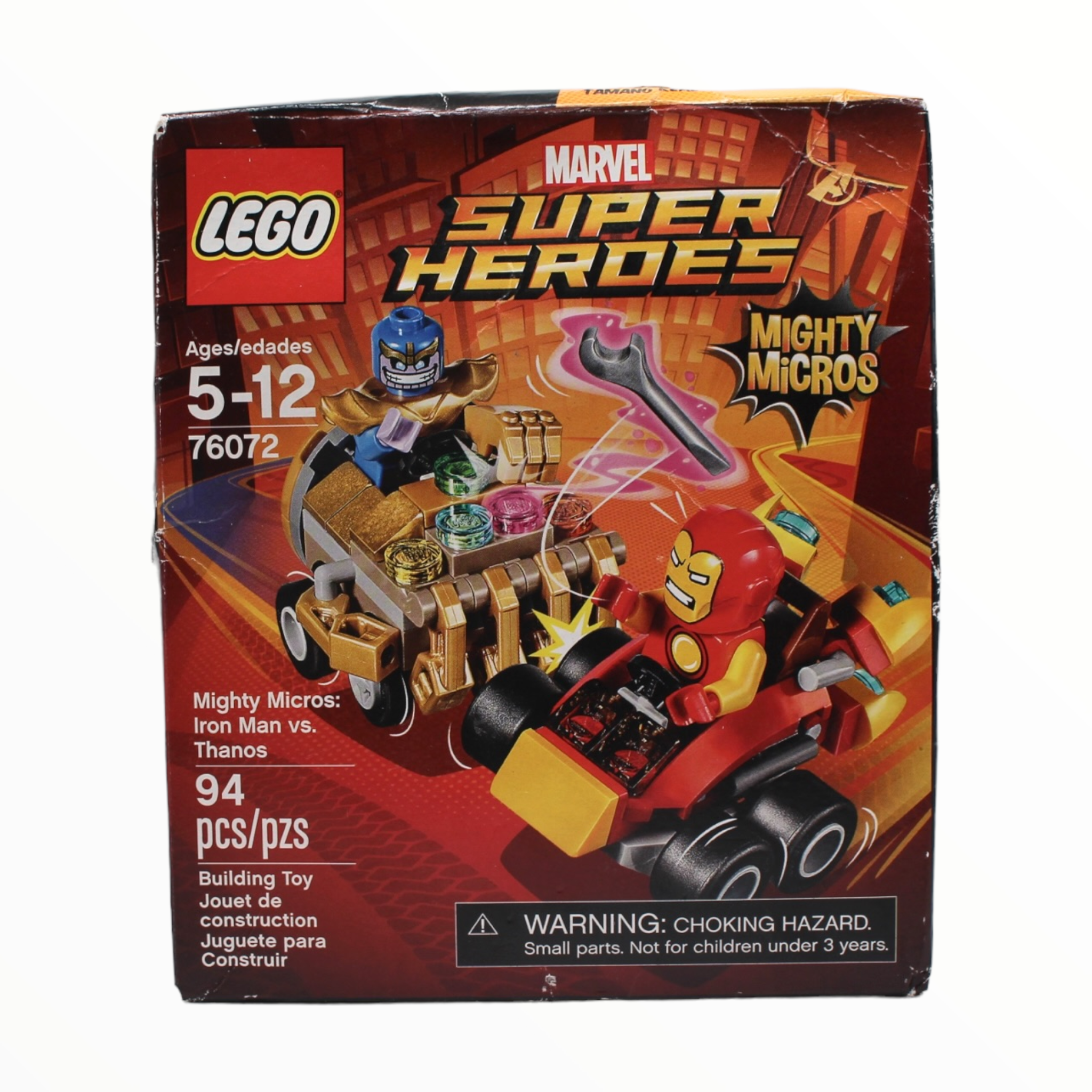Retired Set 76072 Marvel Super Heroes Mighty Micros: Iron Man vs. Thanos