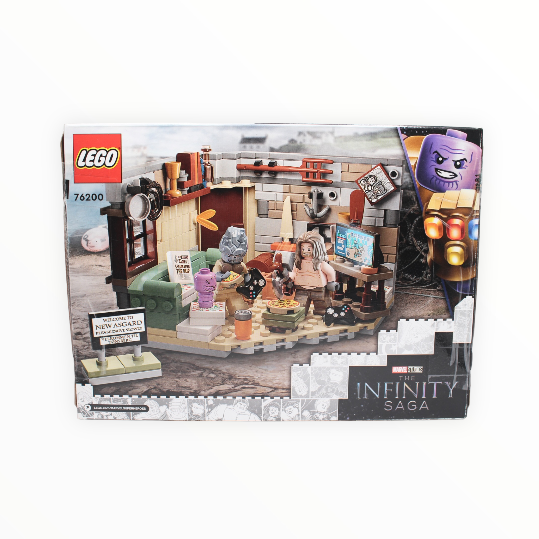 Certified Used Set 76200 Infinity Saga Bro Thor’s New Asgard