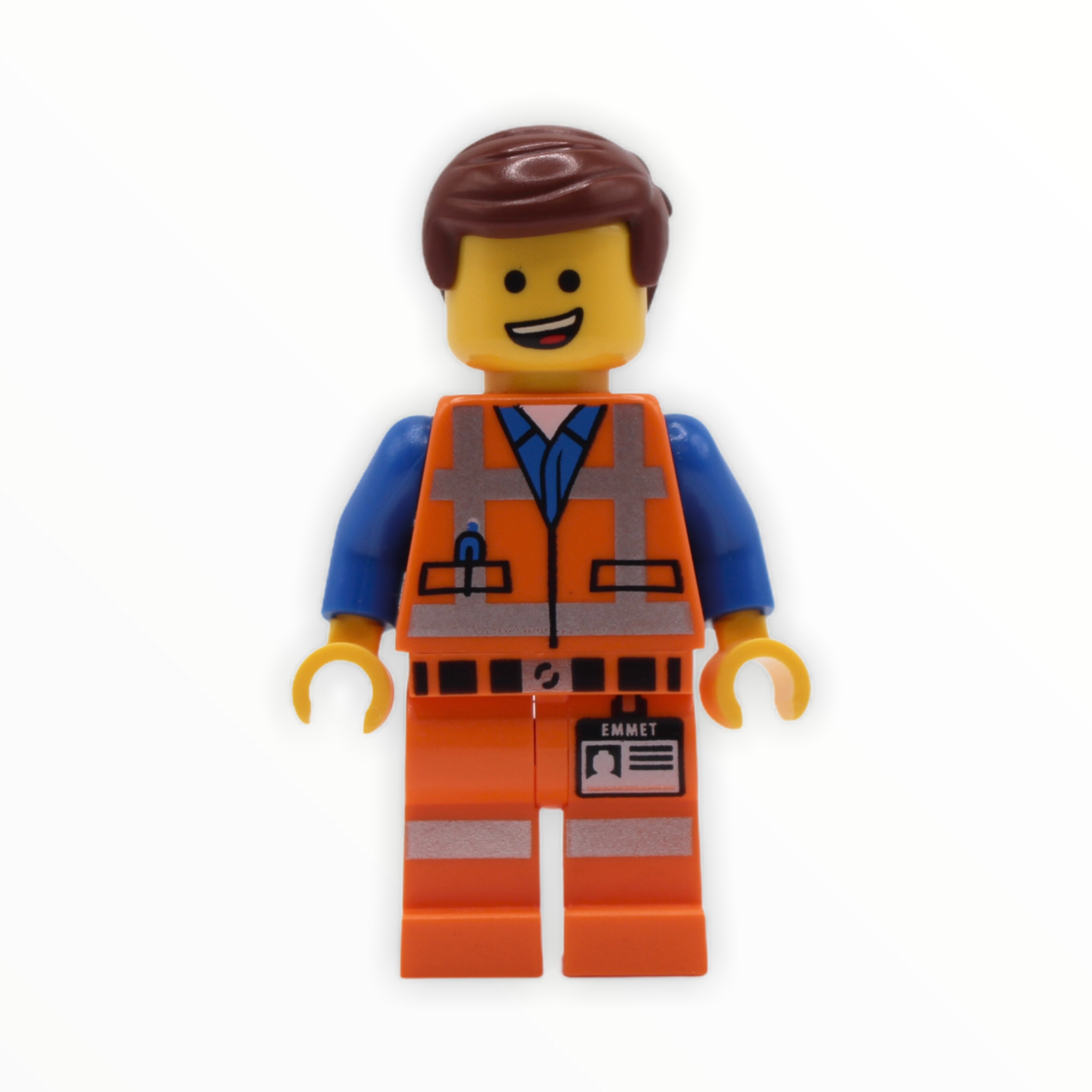 Emmet (pinched eyebrows frown / lopsided smile)