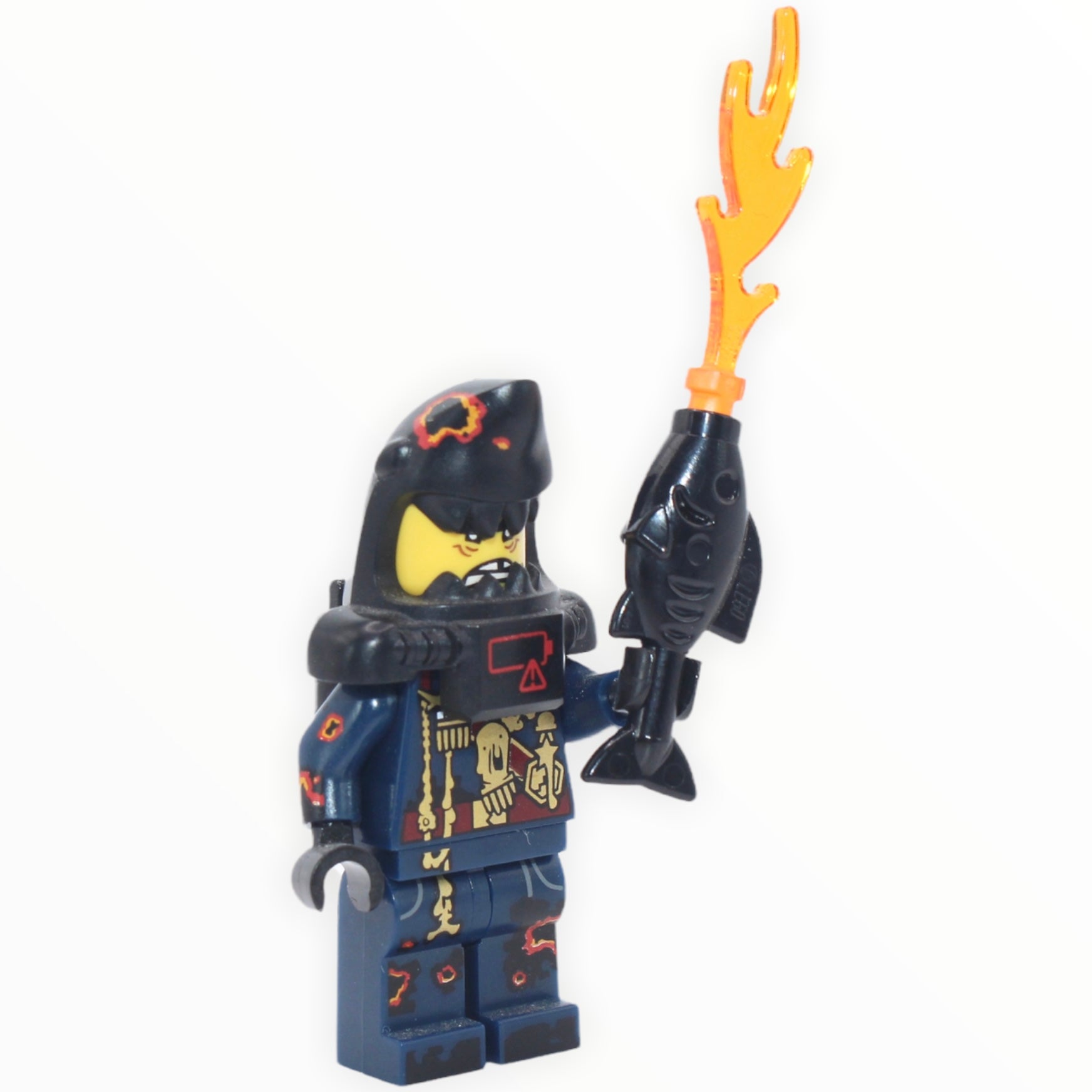 a statue of a person holding a snow board