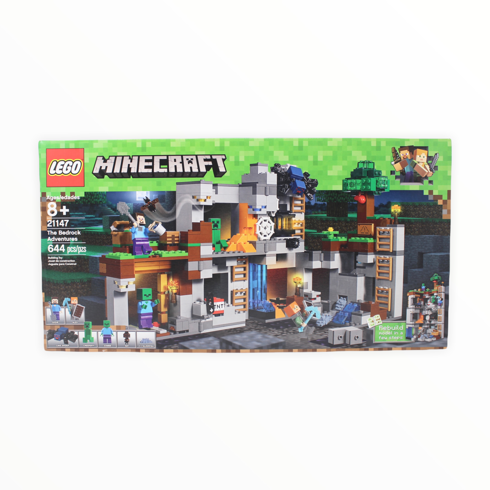 Retired Set 21147 Minecraft The Bedrock Adventures