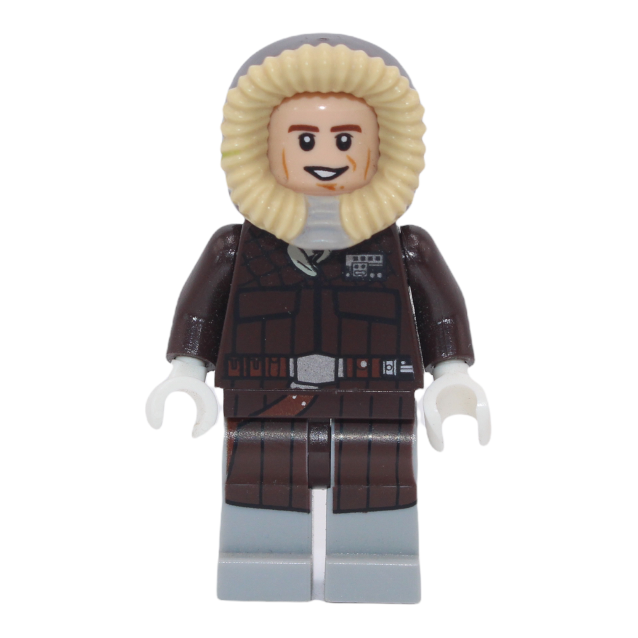 Han Solo (dark brown coat and hood, Hoth, 2016)