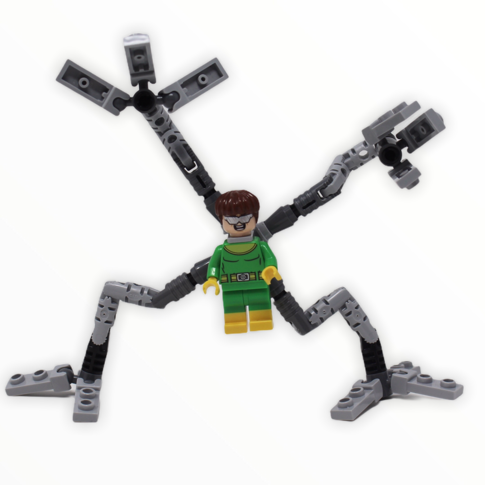 Dr. Octopus / Doc Ock (bright green and yellow suit, large tentacles)