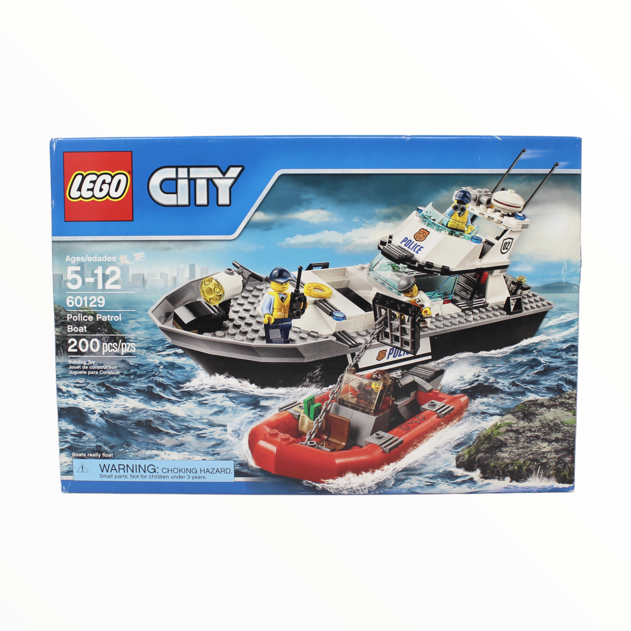 Retired Set 60129 City Police Patrol Boat