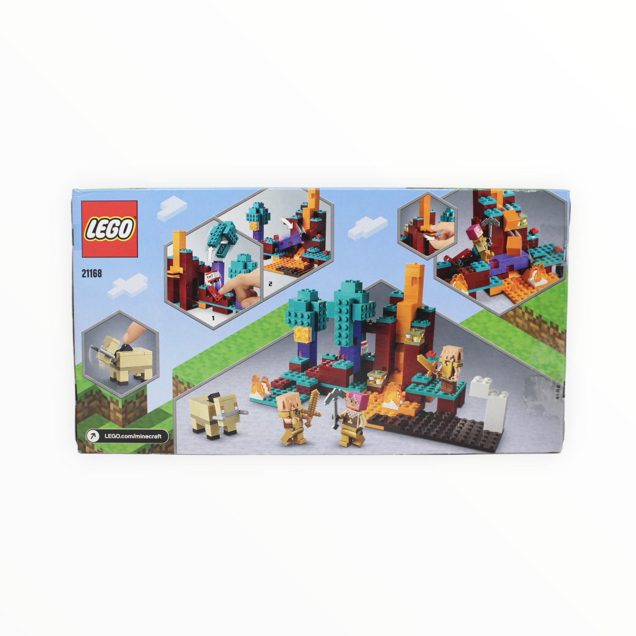 Certified Used Set 21168 Minecraft The Warped Forest