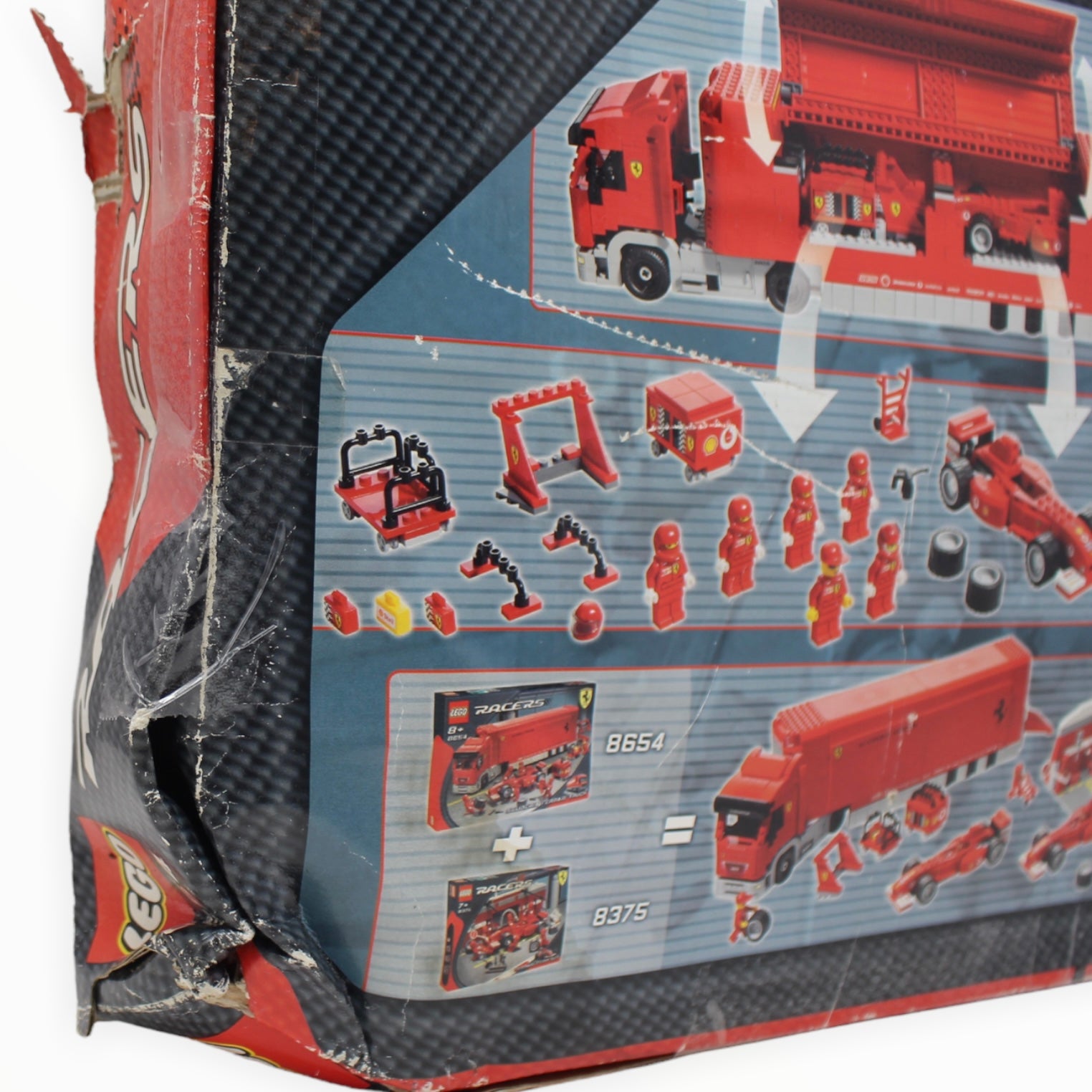 Certified Used Set 8654 LEGO Racers Scuderia Ferrari Truck