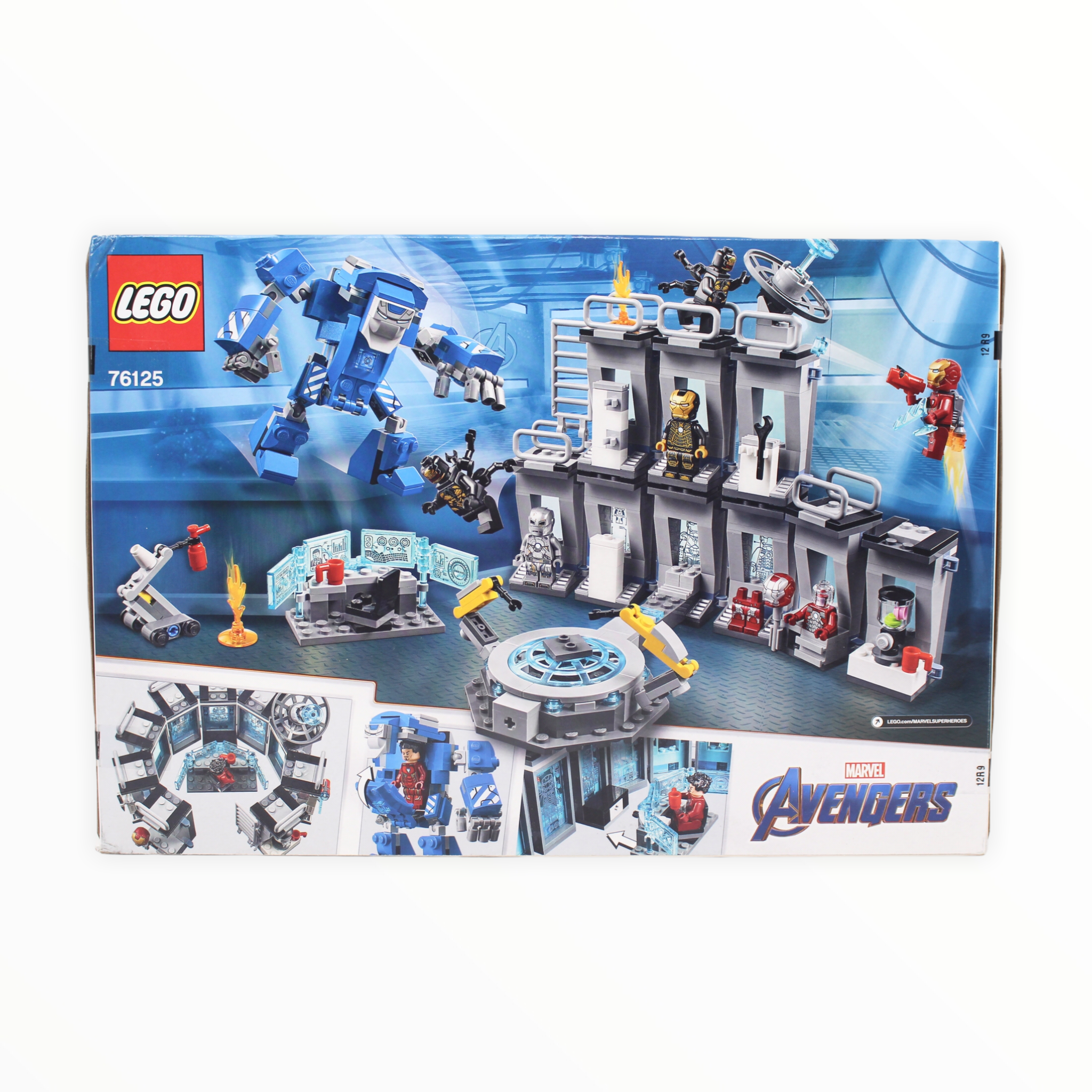 Retired Set 76125 Marvel Avengers Iron Man Hall of Armor