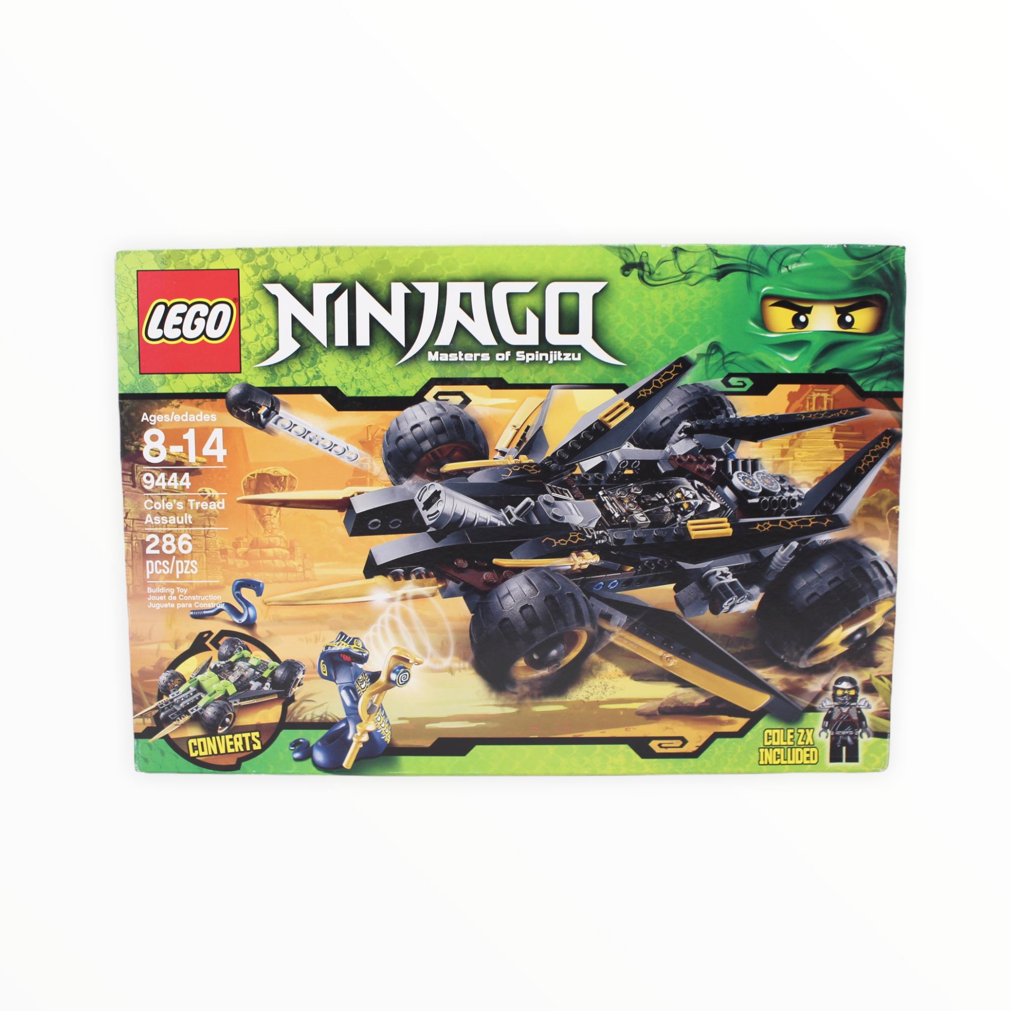 Retired Set 9444 Ninjago Cole’s Tread Assault