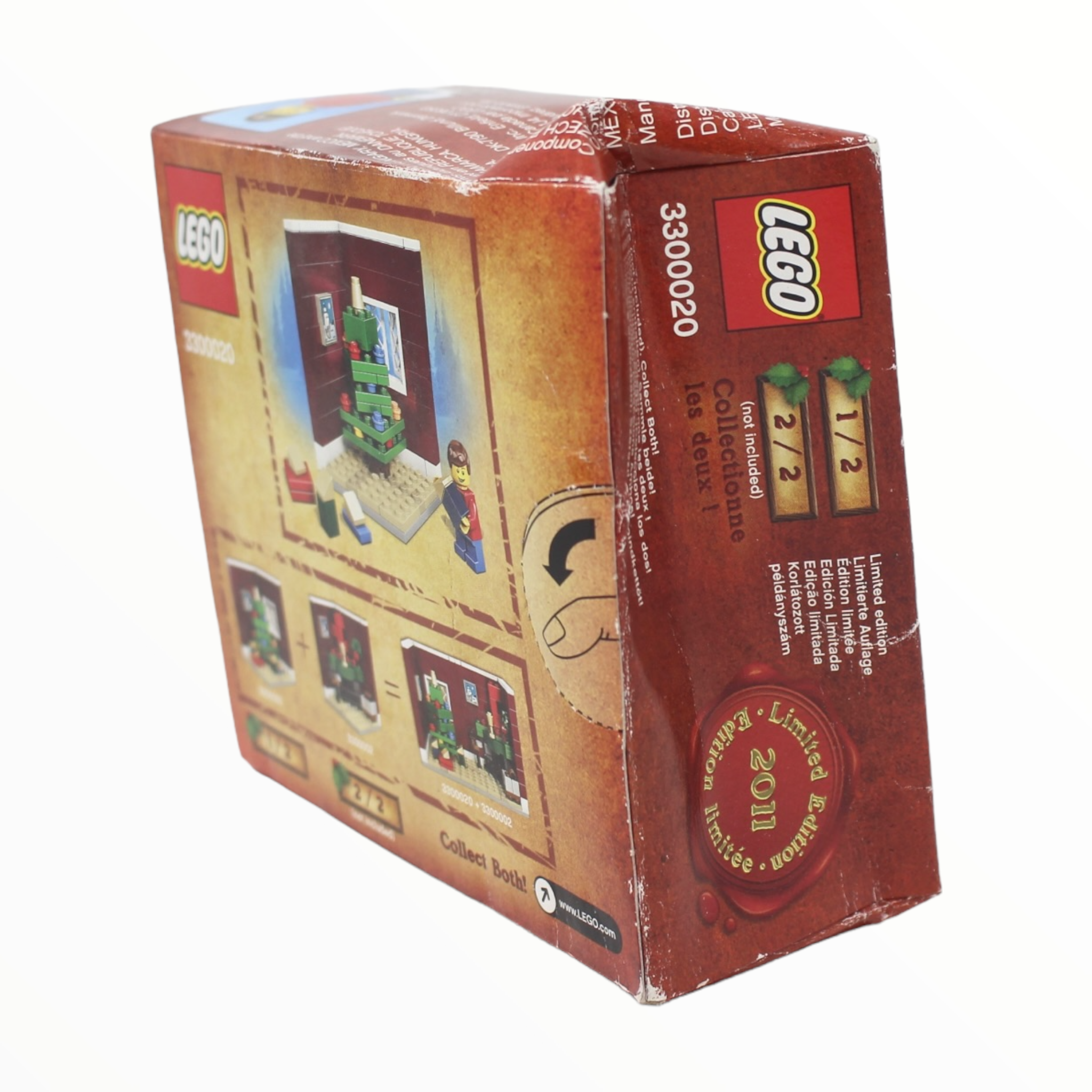 Retired Set 3300020 LEGO Christmas Tree Scene (Limited Edition 2011 Holiday Set (1 of 2) (damaged box)