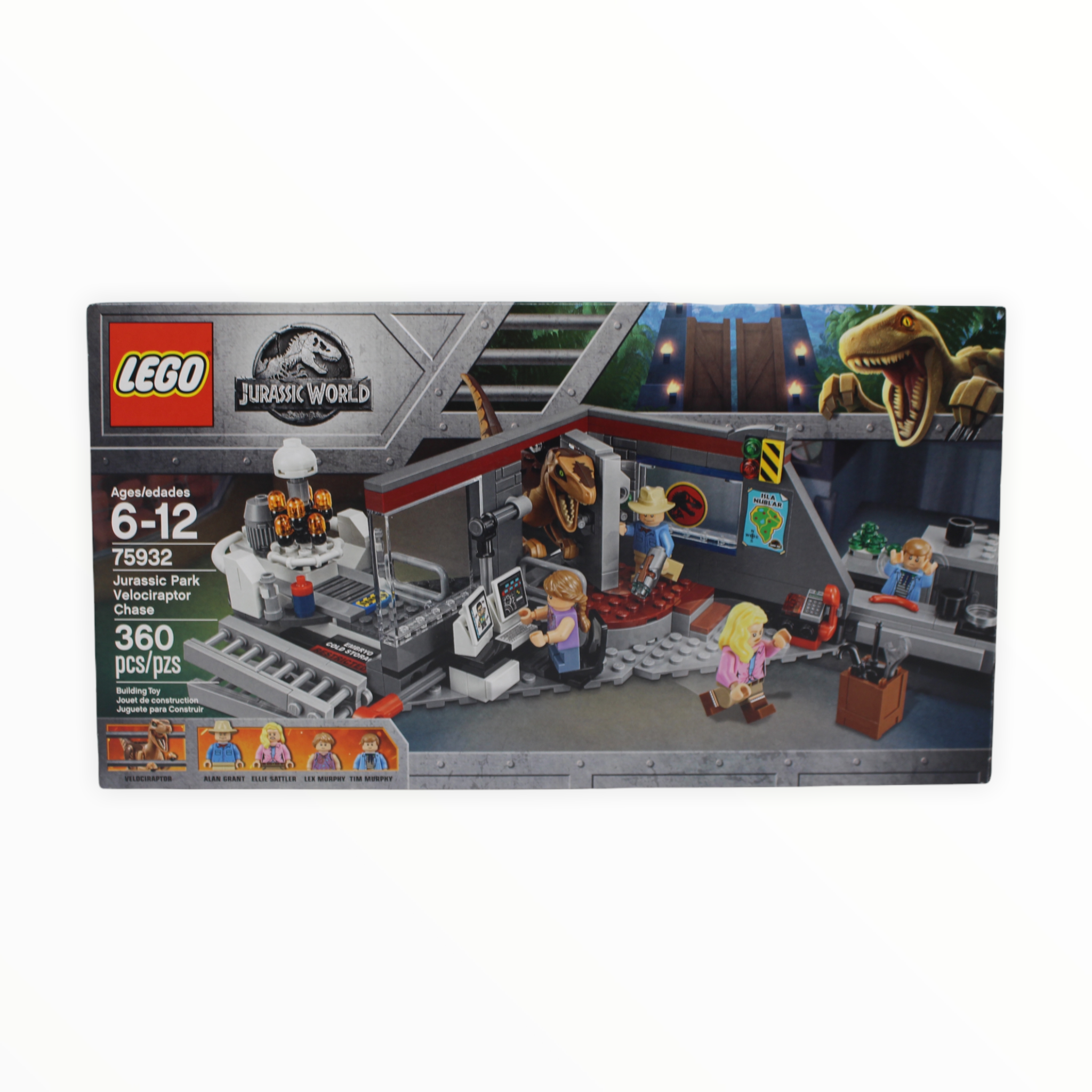 Certified Used Set 75932 Jurassic Park Velociraptor Chase