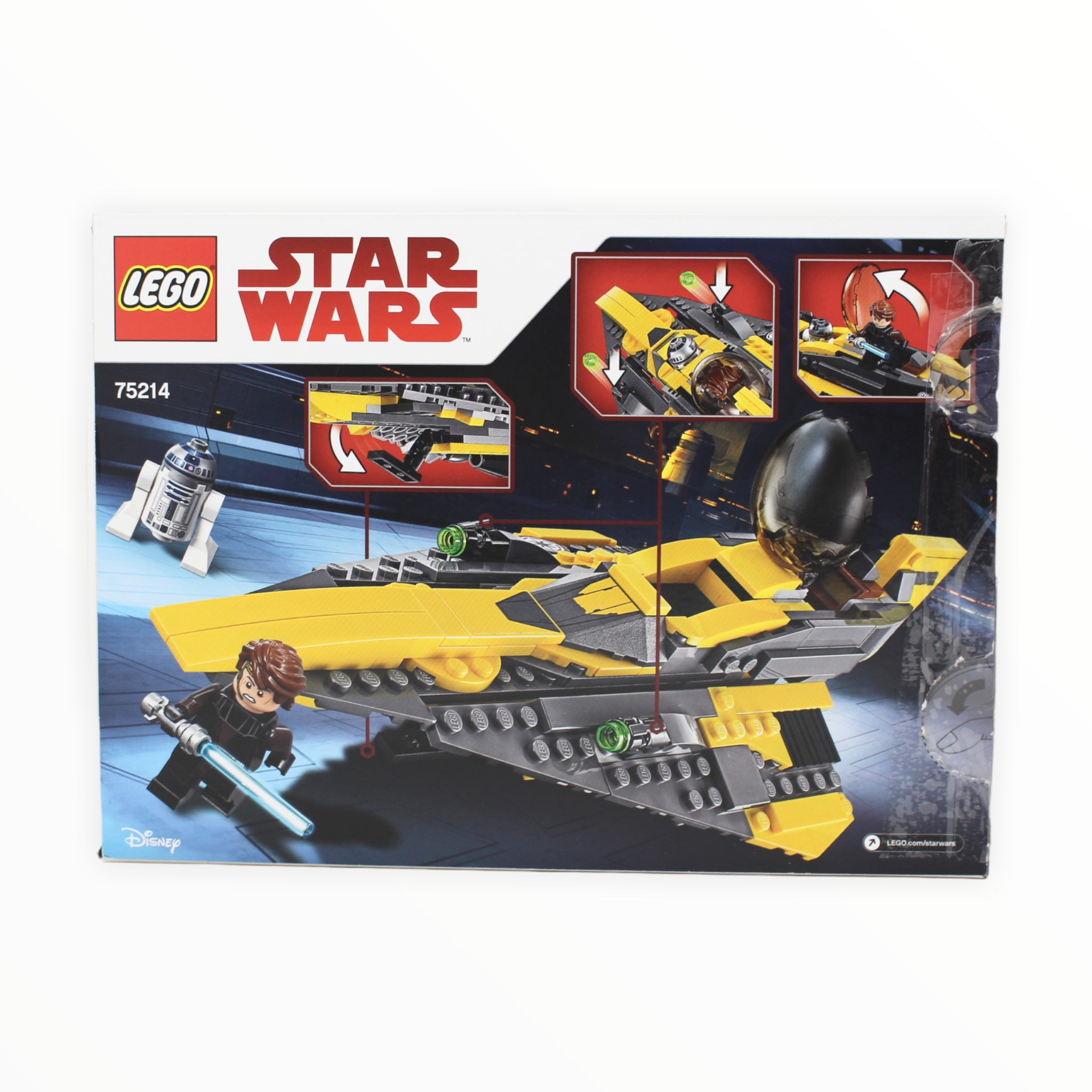 Certified Used Set 75214 Star Wars Anakin’s Jedi Starfighter (label sticker)