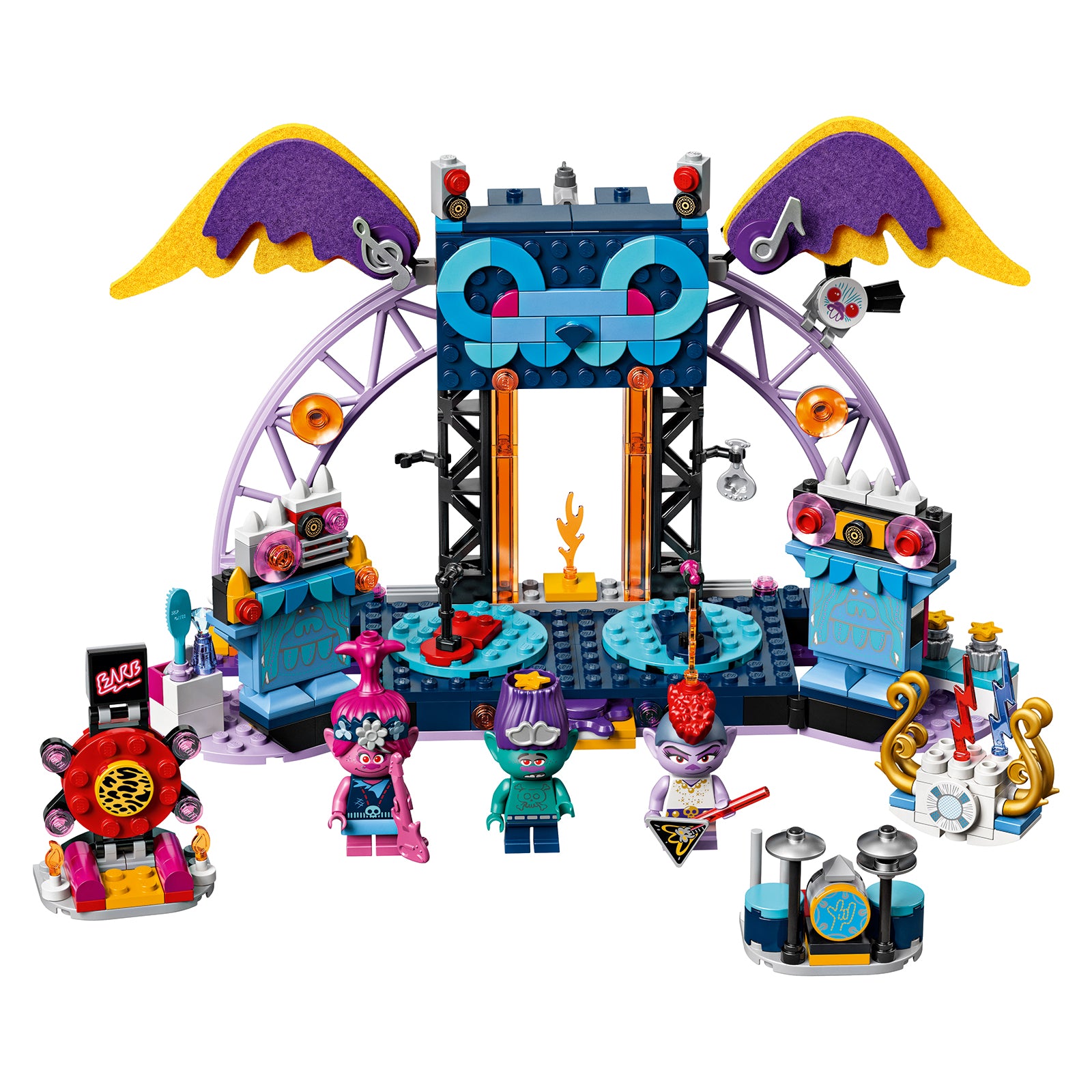 Retired Set 41254 Trolls World Tour Volcano City Concert