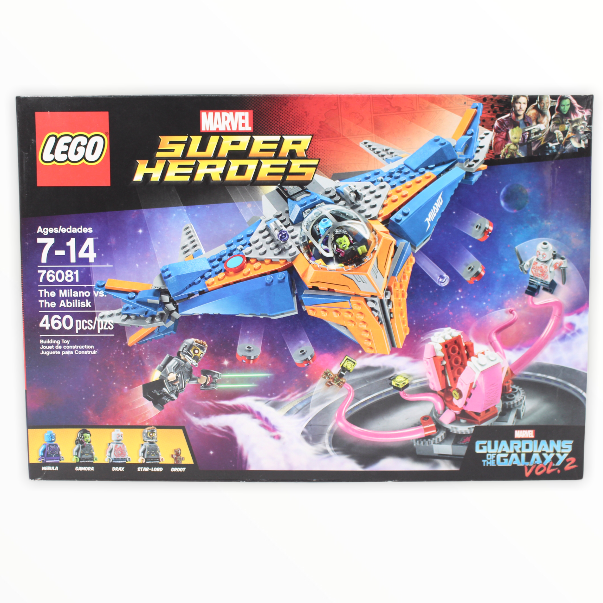 Retired Set 76081 Marvel Super Heroes The Milano vs. The Abilisk