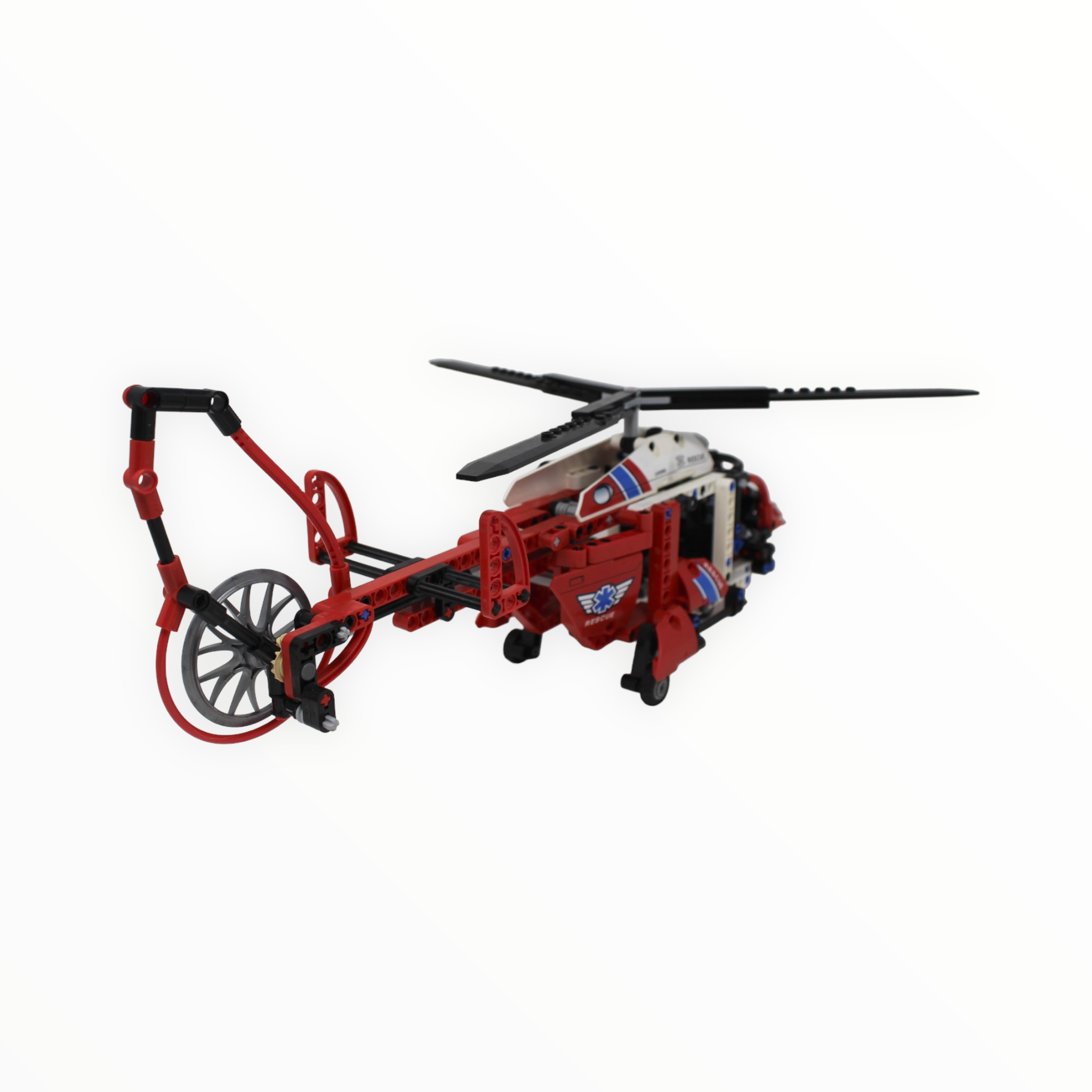 Used Set 8068 Technic Rescue Helicopter
