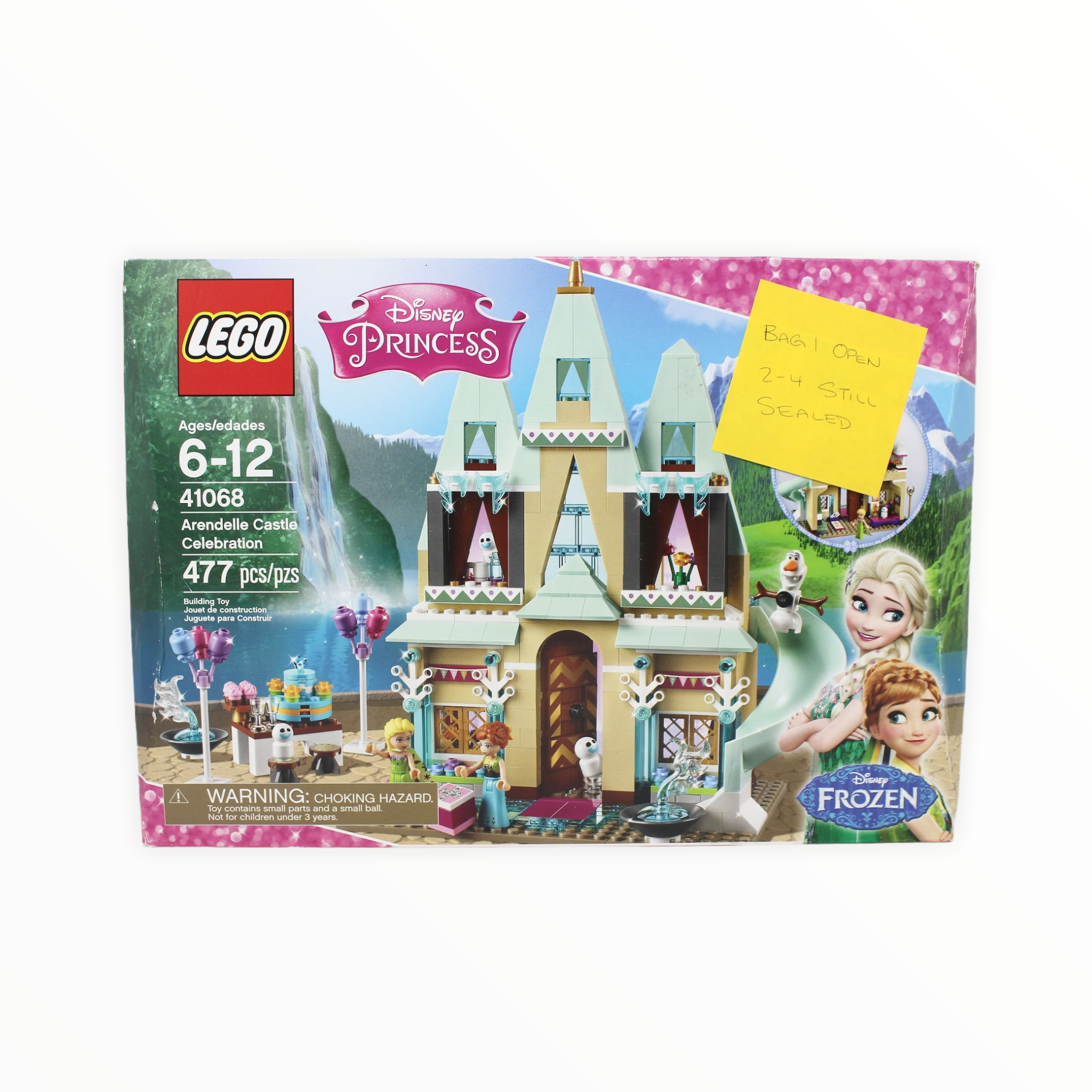 Certified Used Set 41068 Disney Princess Arendelle Castle Celebration (open box, open bag 1, other bags sealed)