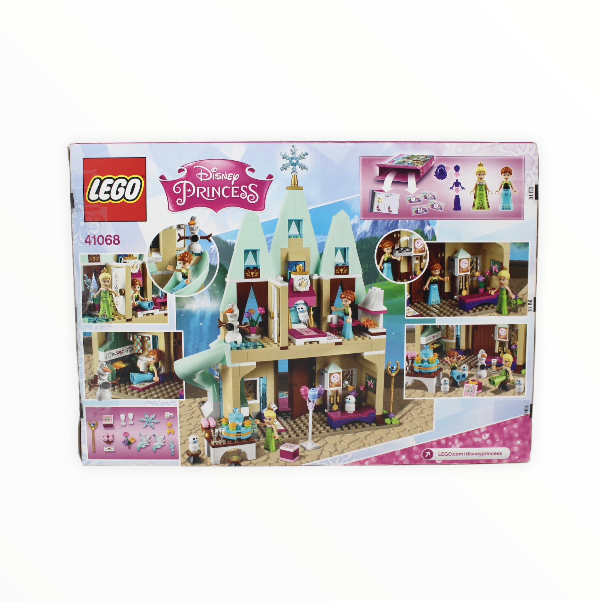 Certified Used Set 41068 Disney Princess Arendelle Castle Celebration (open box, open bag 1, other bags sealed)