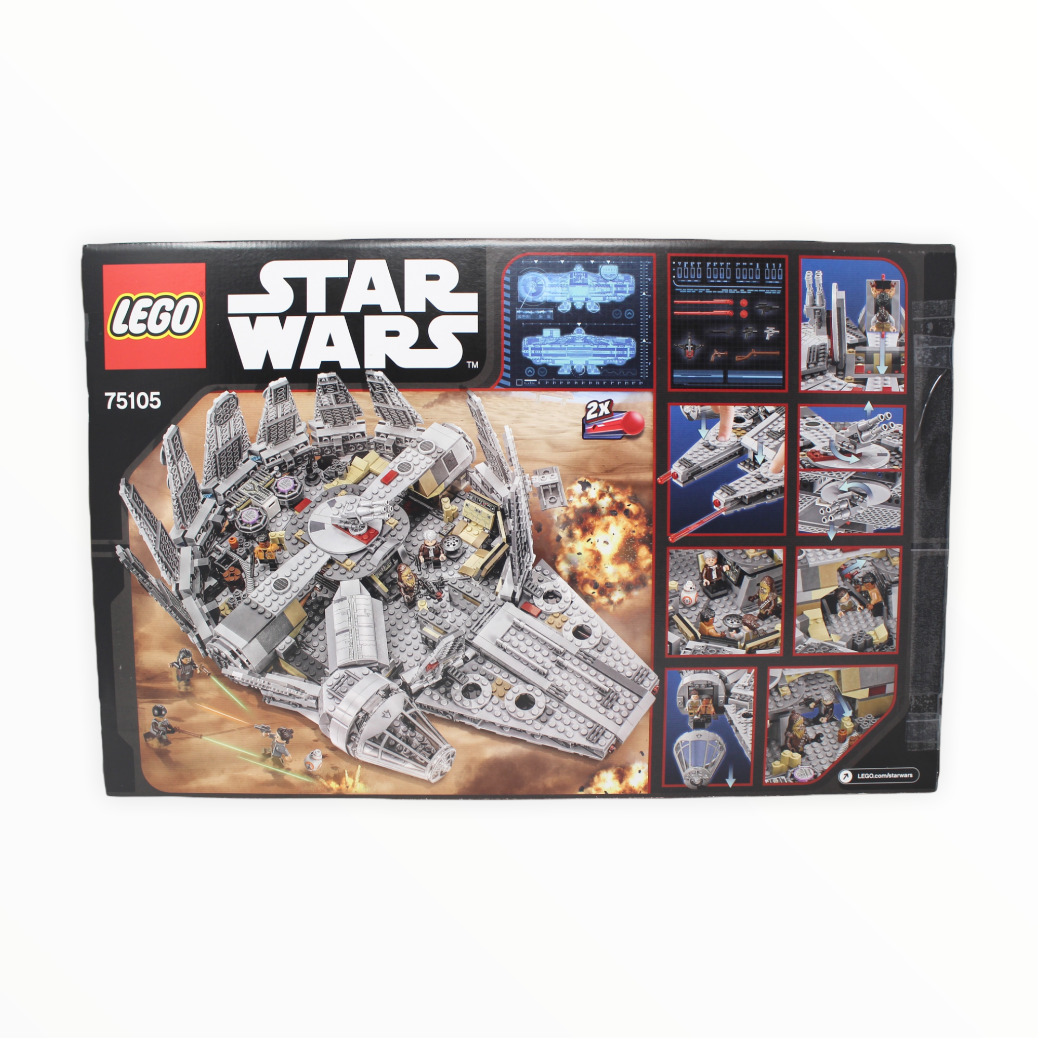 Certified Used Set 75105 Star Wars Millennium Falcon