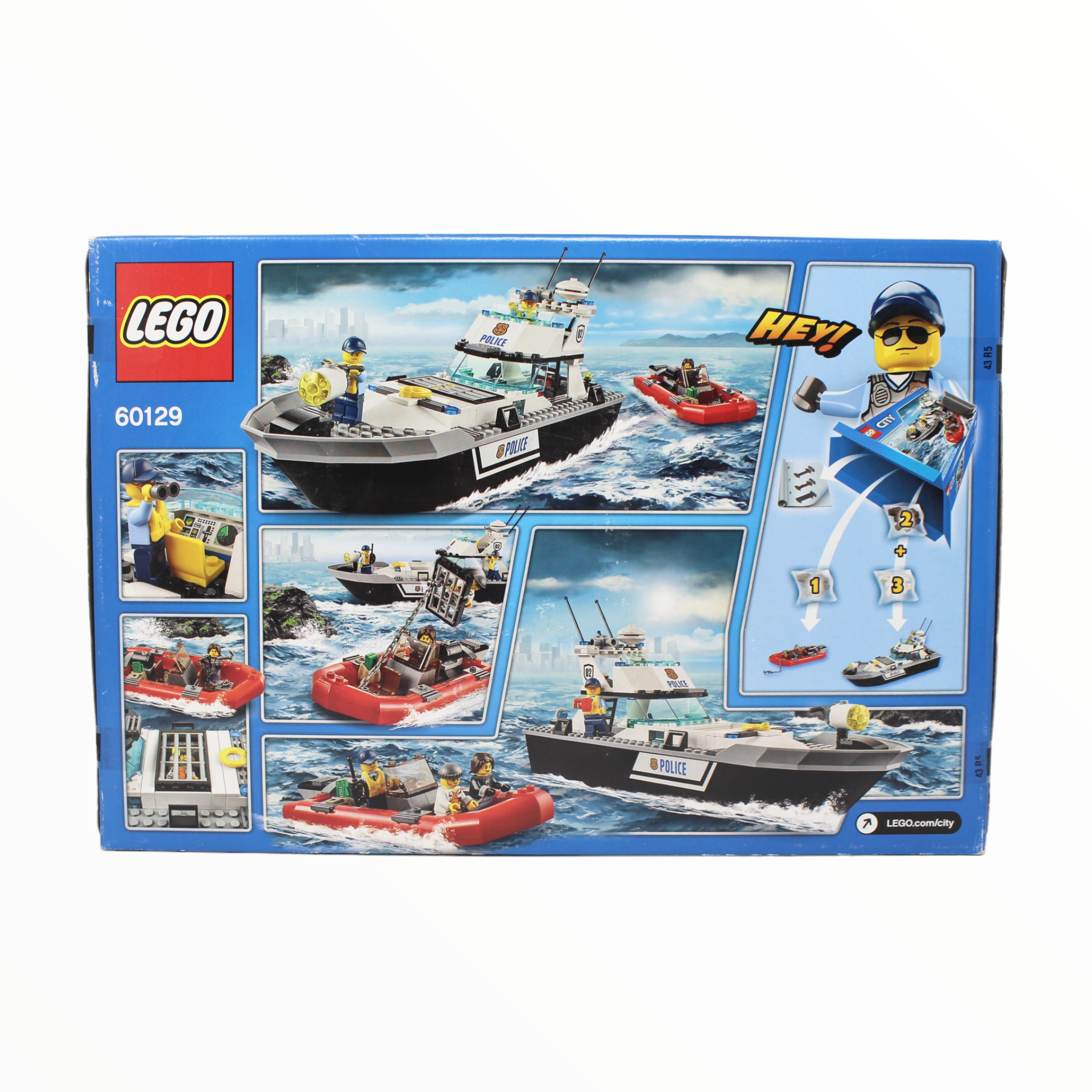Retired Set 60129 City Police Patrol Boat