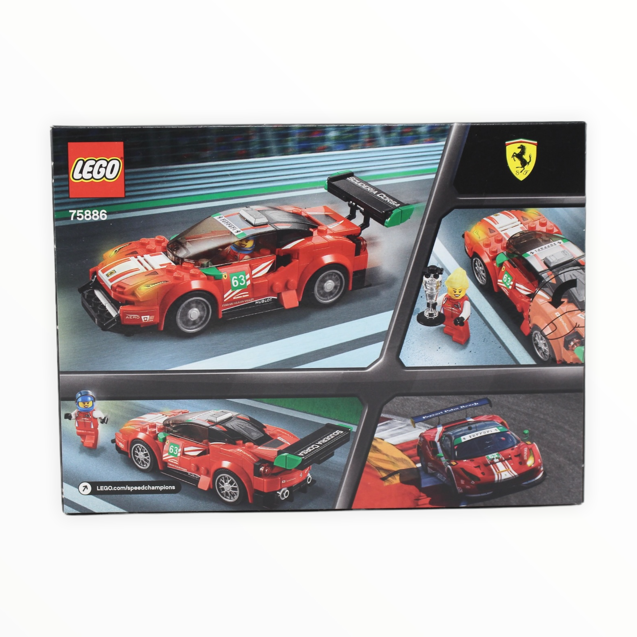 Retired Set 75886 Speed Champions Ferrari 488 GT3 “Scuderia Corsa”