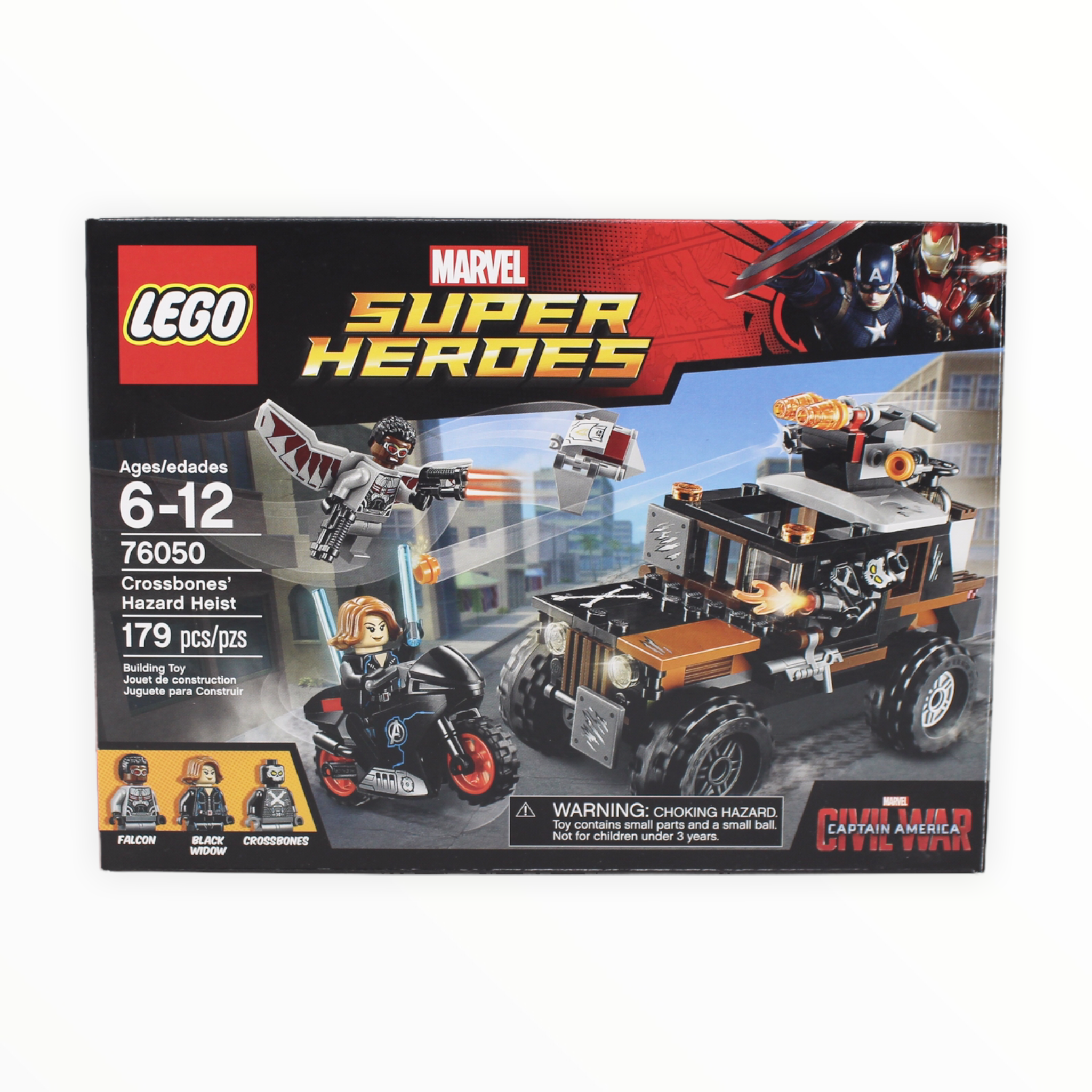 Certified Used Set 76050 Marvel Super Heroes Crossbones’ Hazard Heist