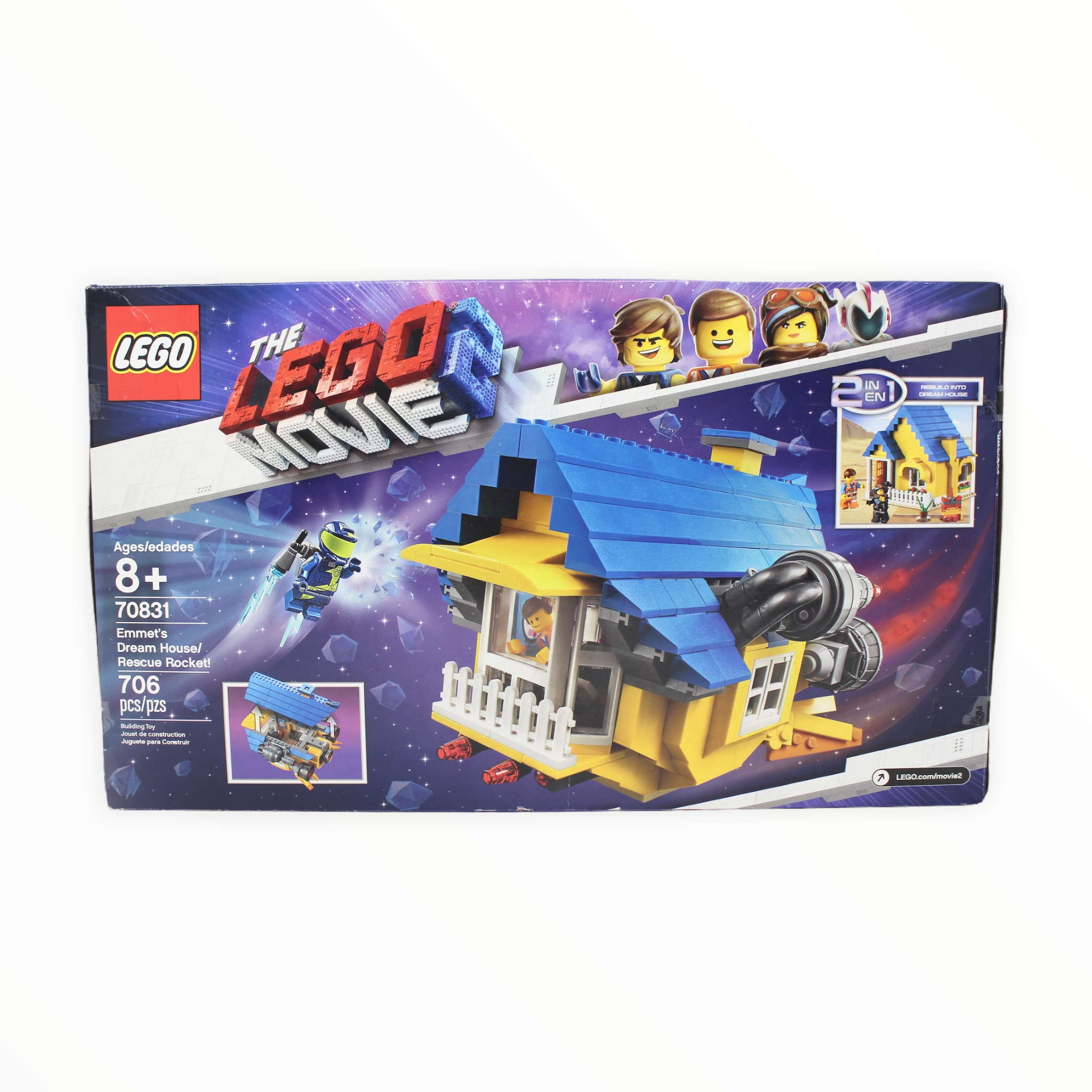 Retired Set 70831 LEGO Movie 2 Emmet’s Dream House/ Rescue Rocket!