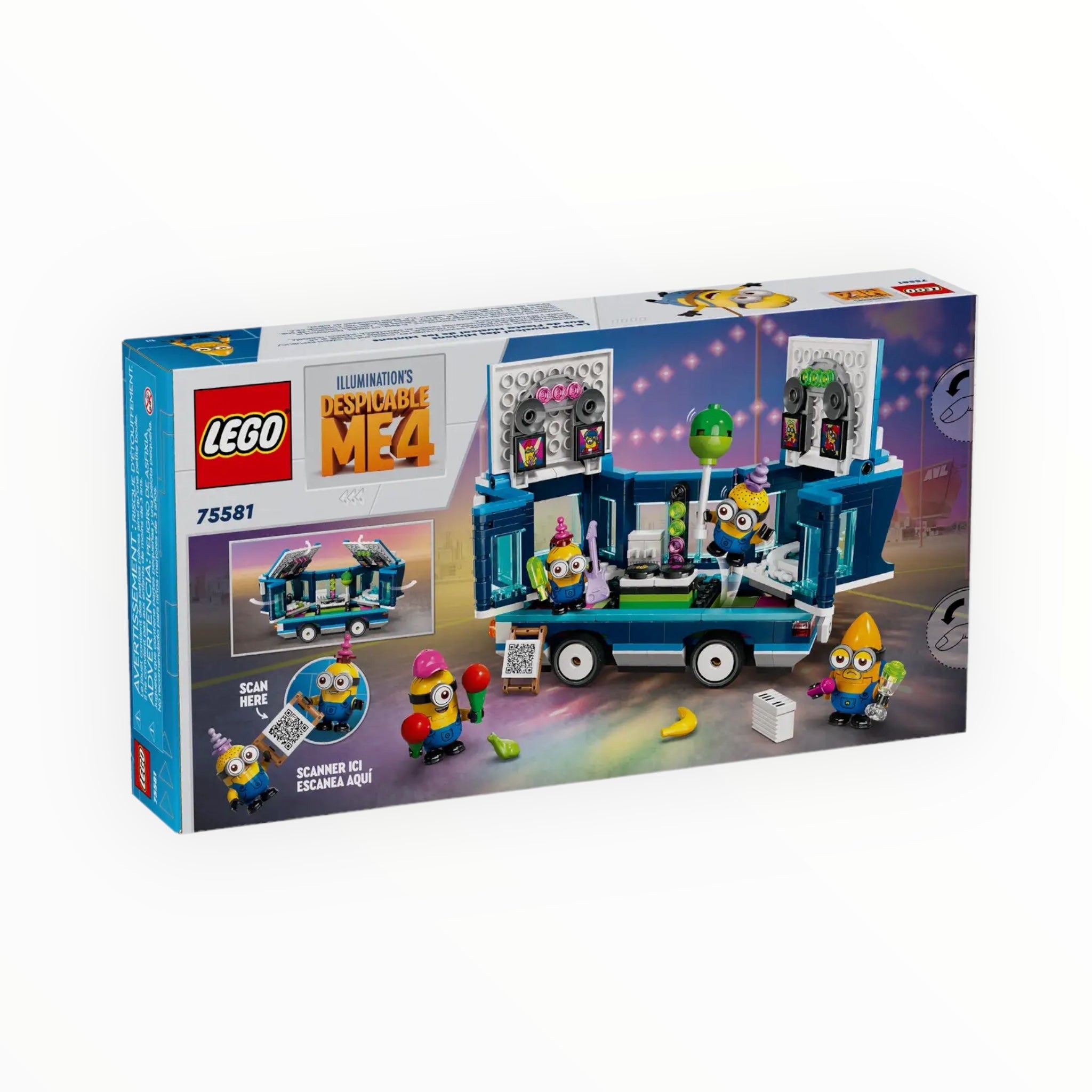 75581 Despicable Me 4 Minions’ Music Party Bus