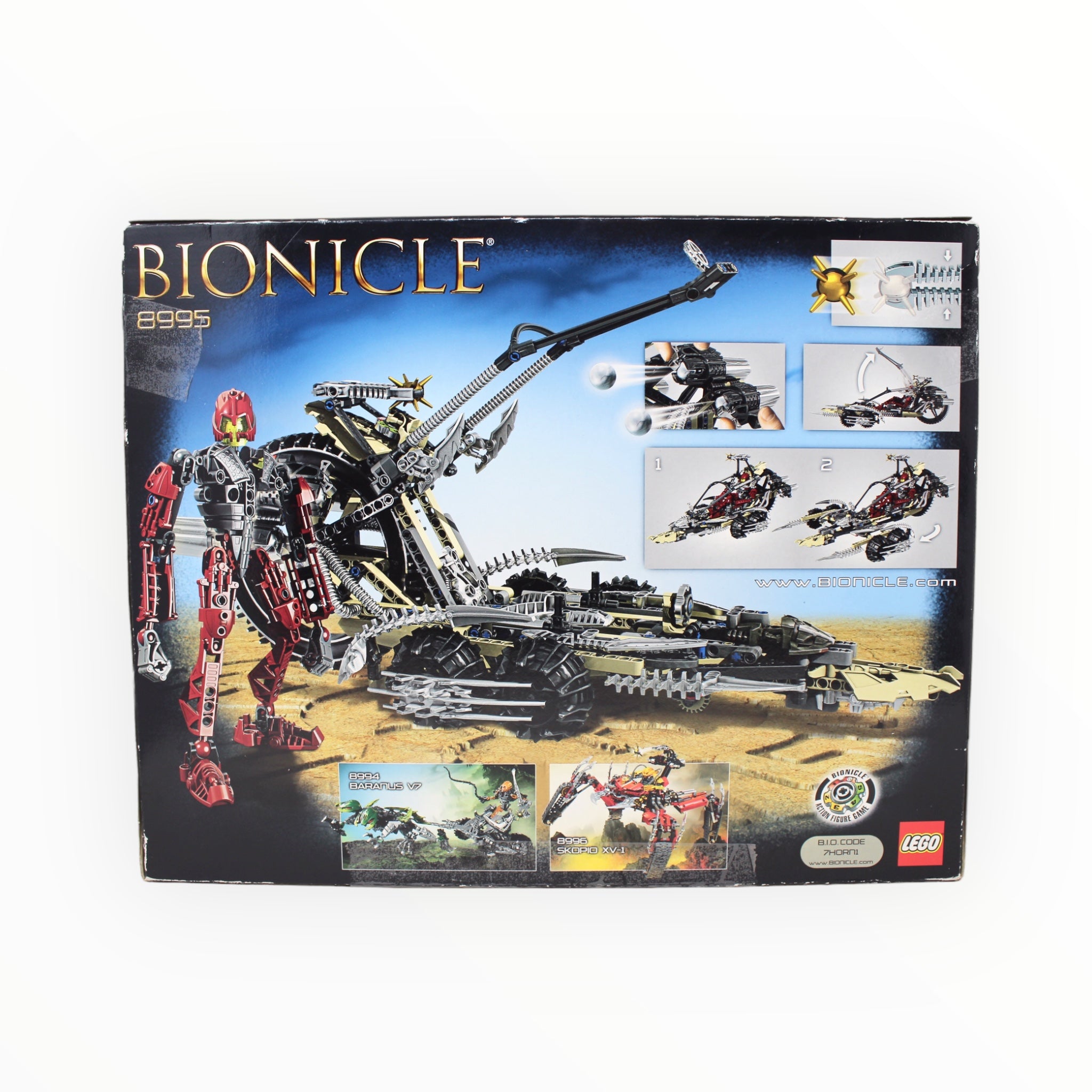 Certified Used Set 8995 Bionicle Thornatus V9