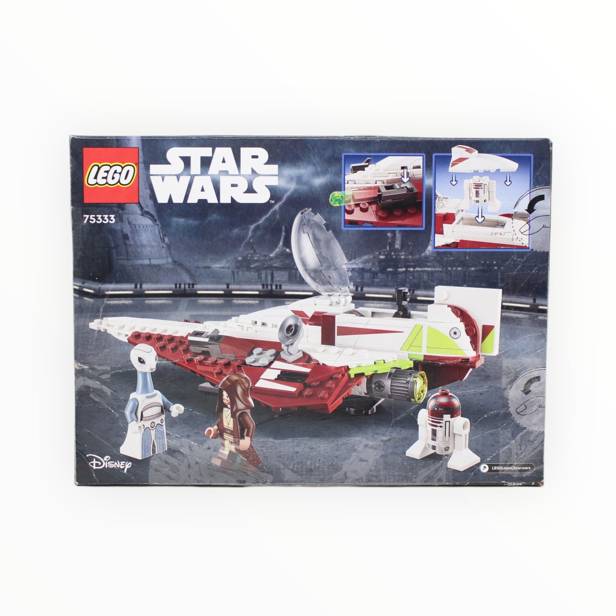 Certified Used Set 75333 Star Wars Obi-Wan Kenobi’s Jedi Starfighter (damaged box)
