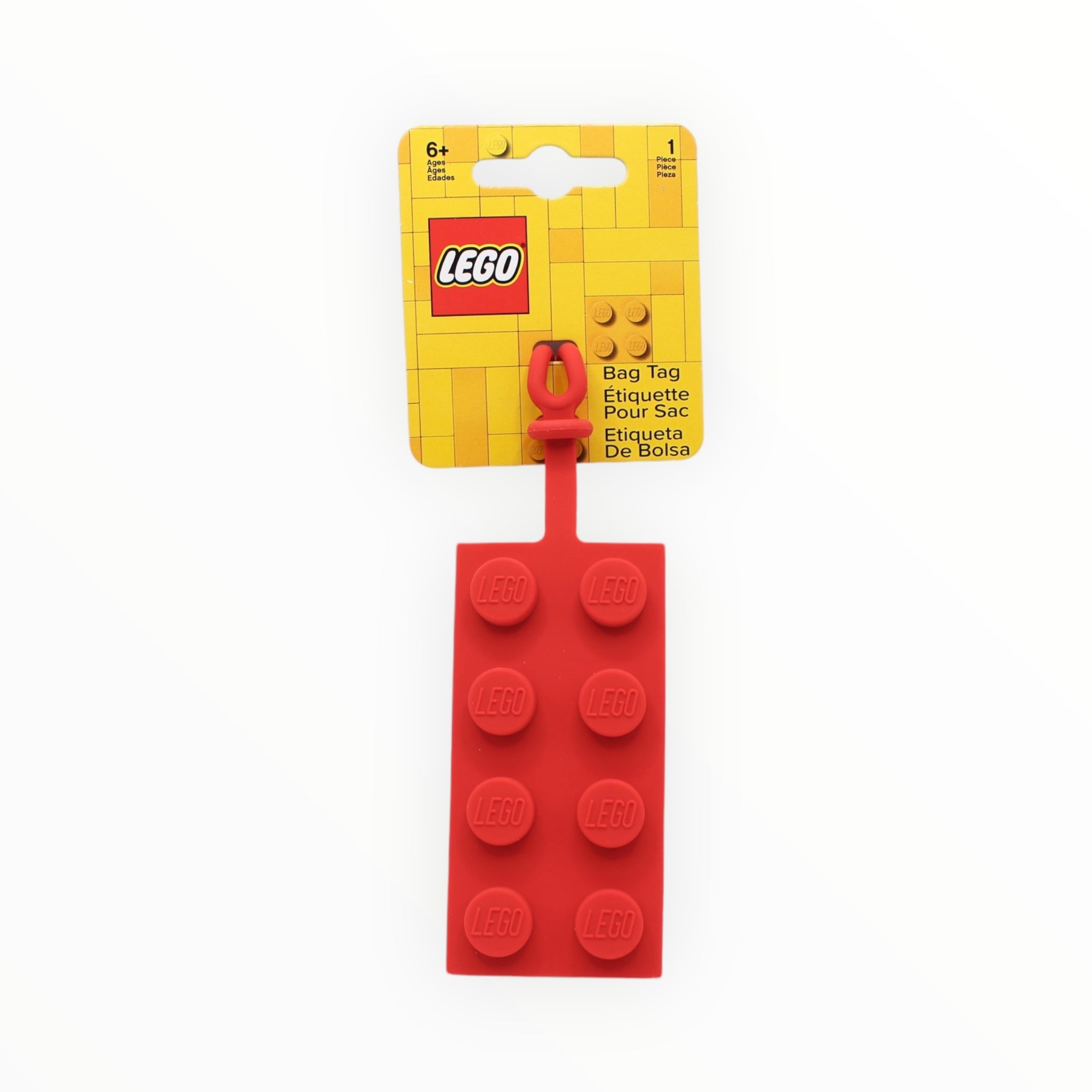 Bag Tag 52002 LEGO Red 2x4 Brick