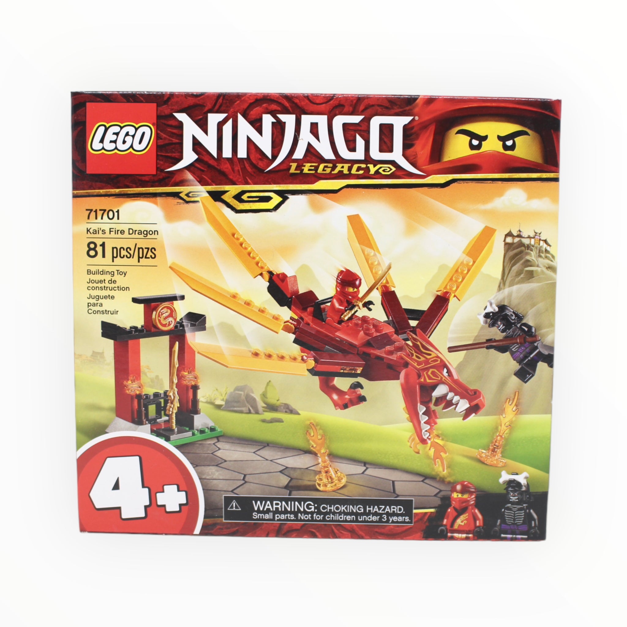 Retired Set 71701 Ninjago Kai’s Fire Dragon