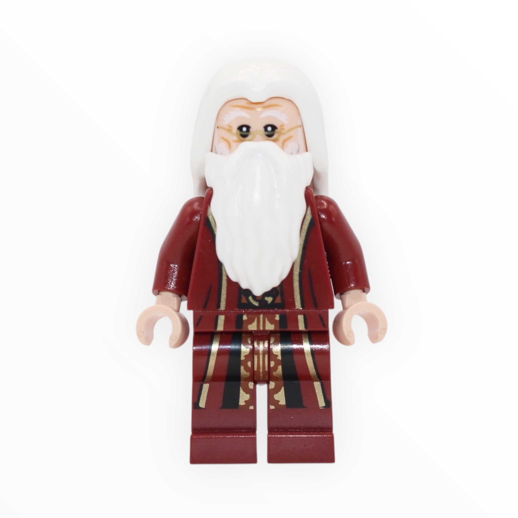 Professor Albus Dumbledore (dark red robes, white hair, 2022)