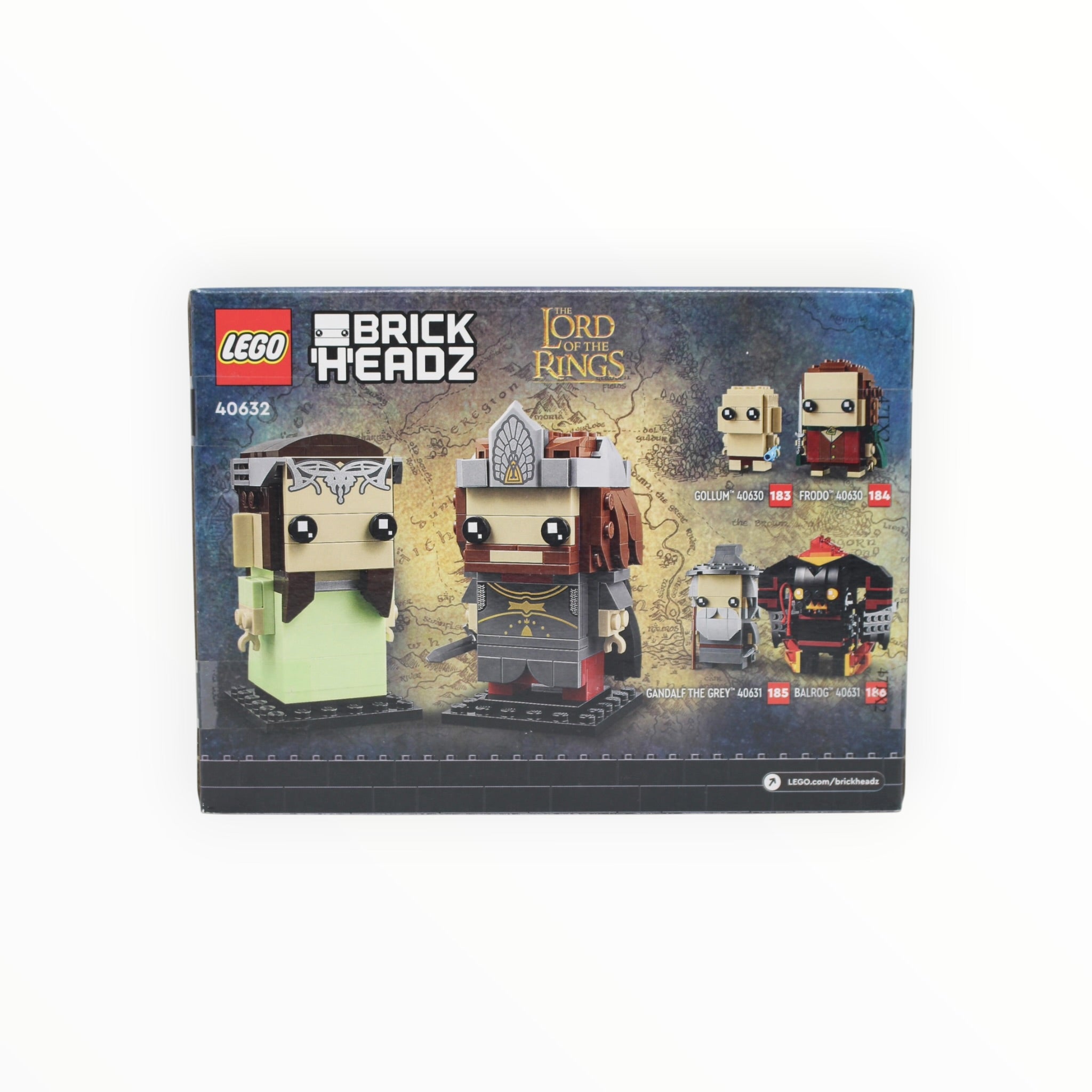 Retired Set 40632 The Lord of the Rings BrickHeadz Aragorn & Arwen