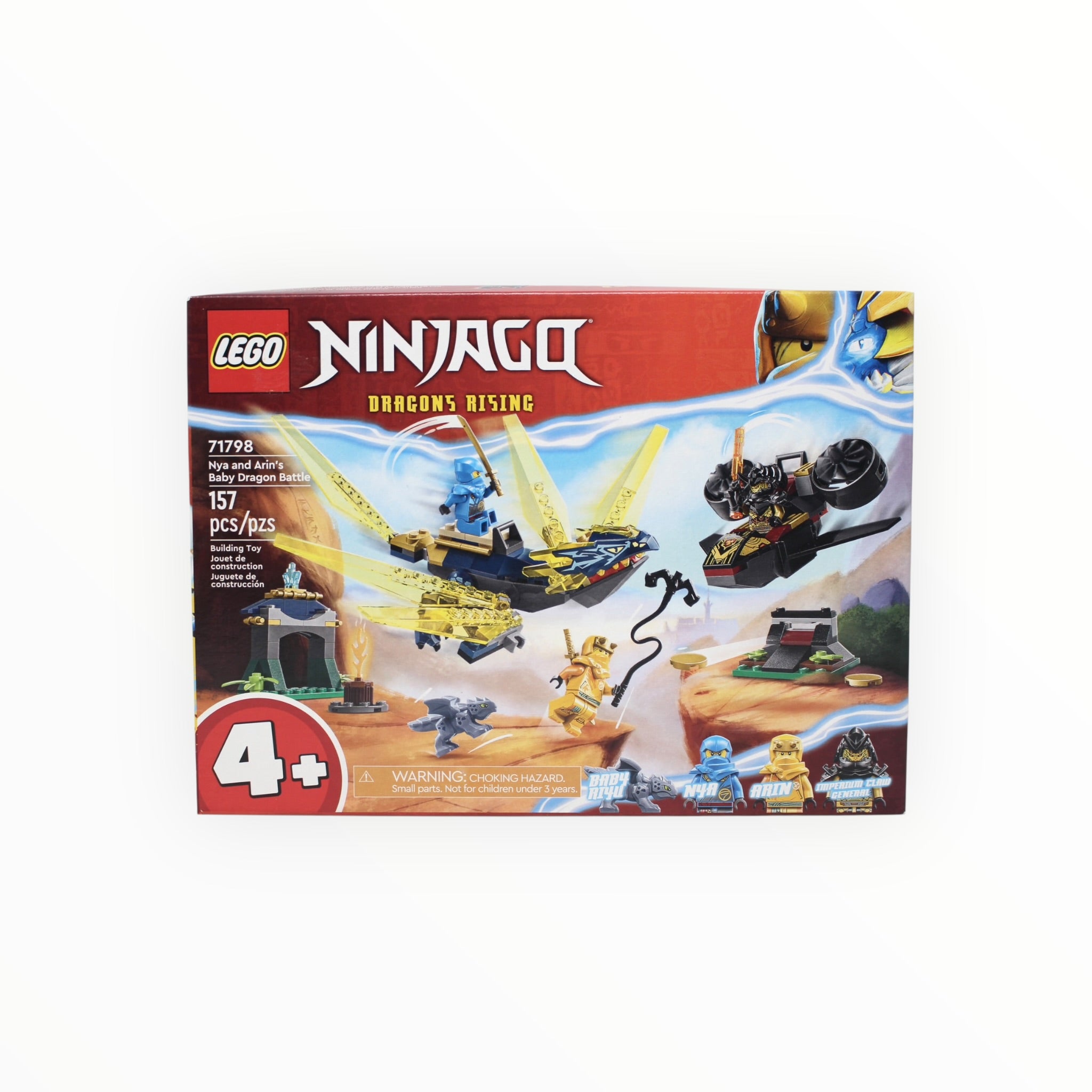 Retired Set 71798 Ninjago Nya and Arin’s Baby Dragon Battle