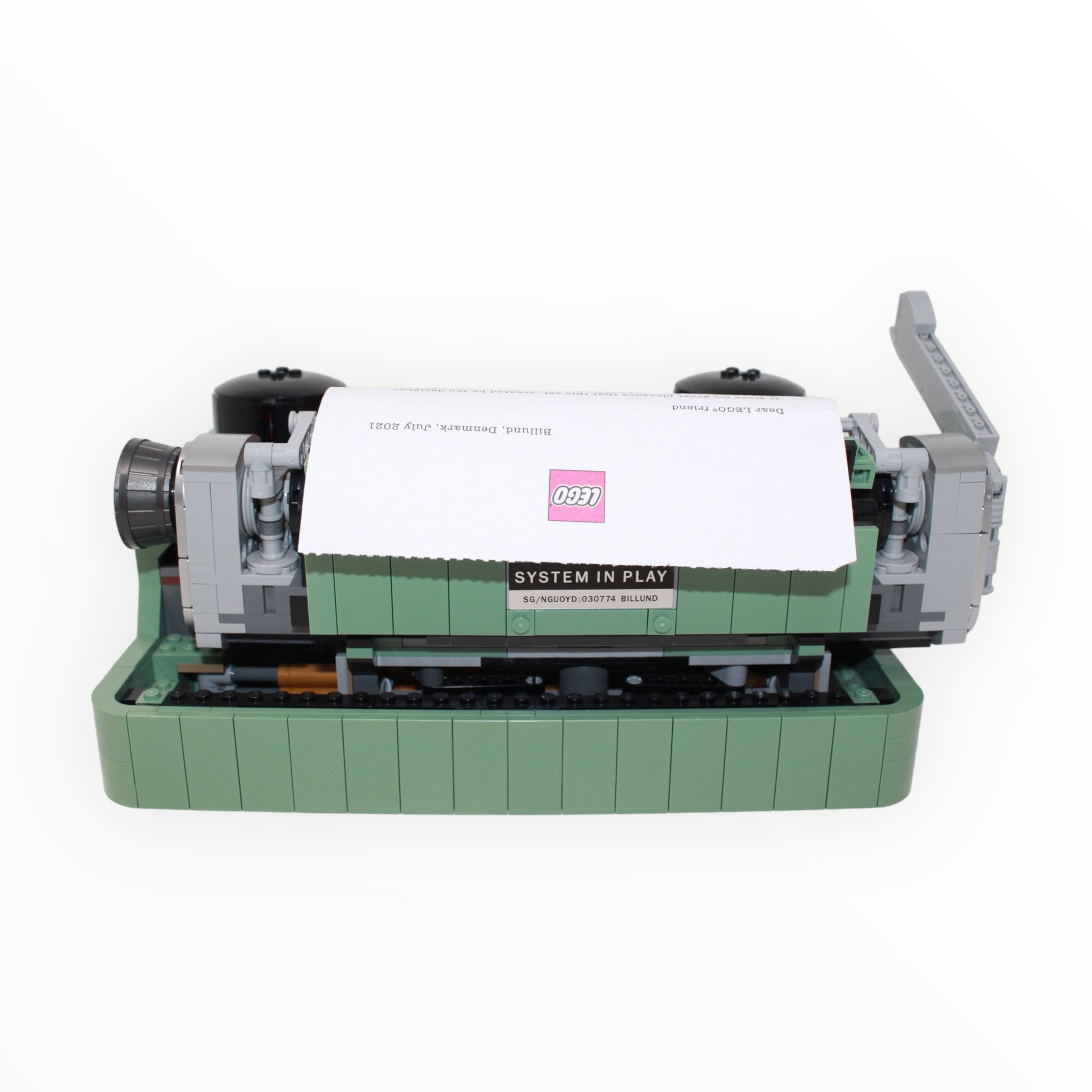 Used Set 21327 LEGO Ideas Typewriter