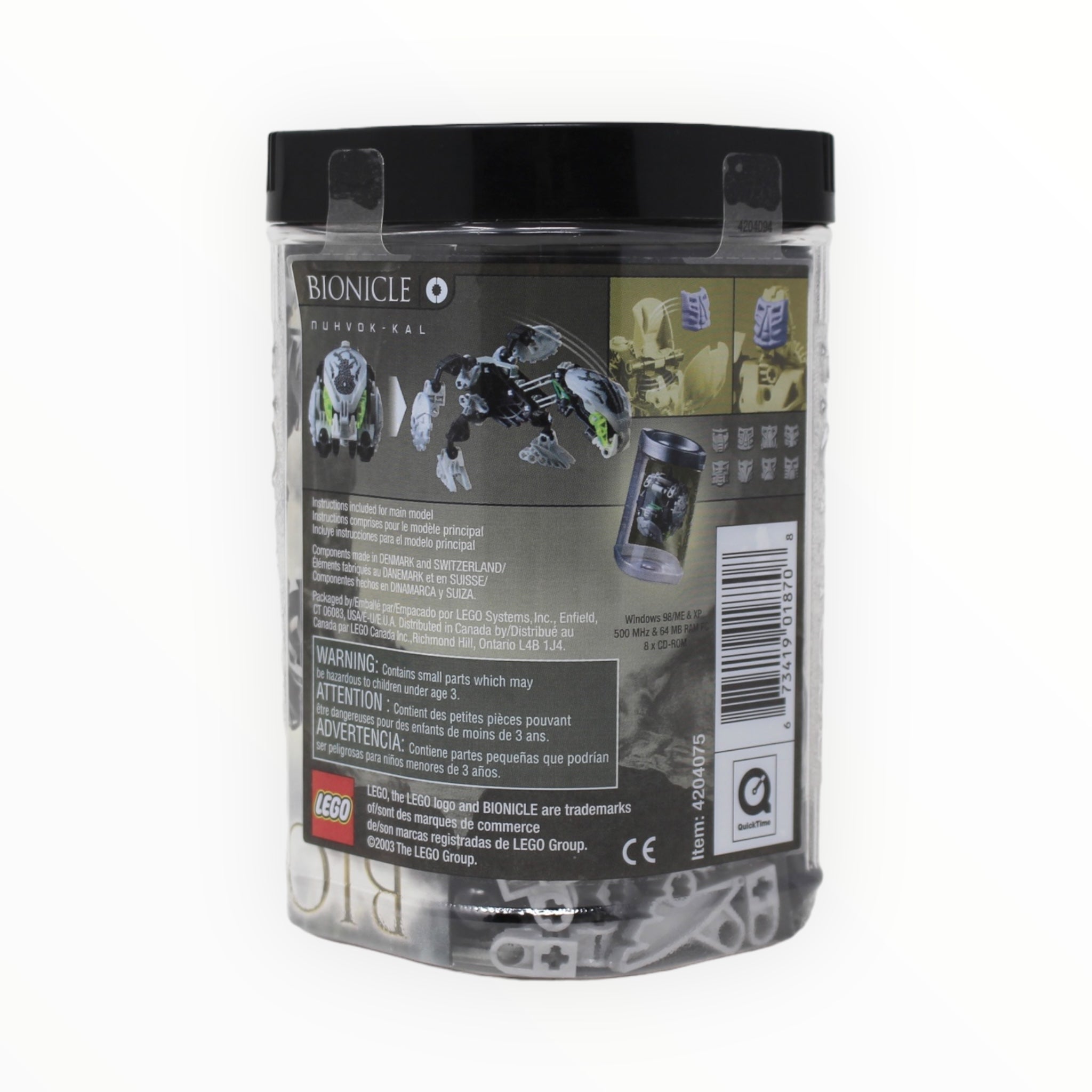 Retired Set 8573 Bionicle Nuhvok-Kal