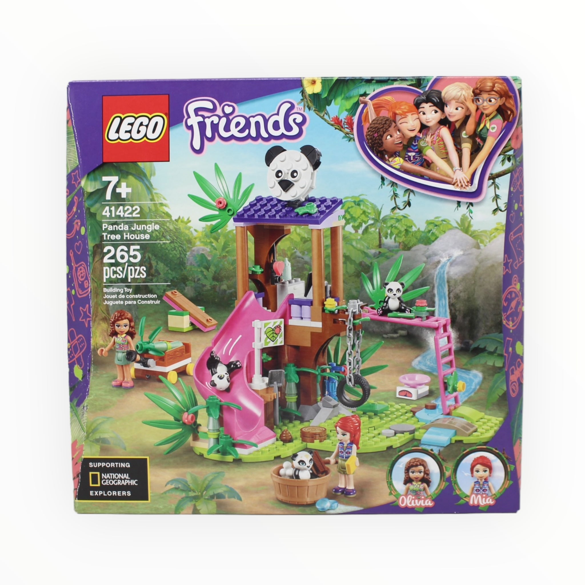 Certified Used Set 41422 Friends Panda Jungle Tree House
