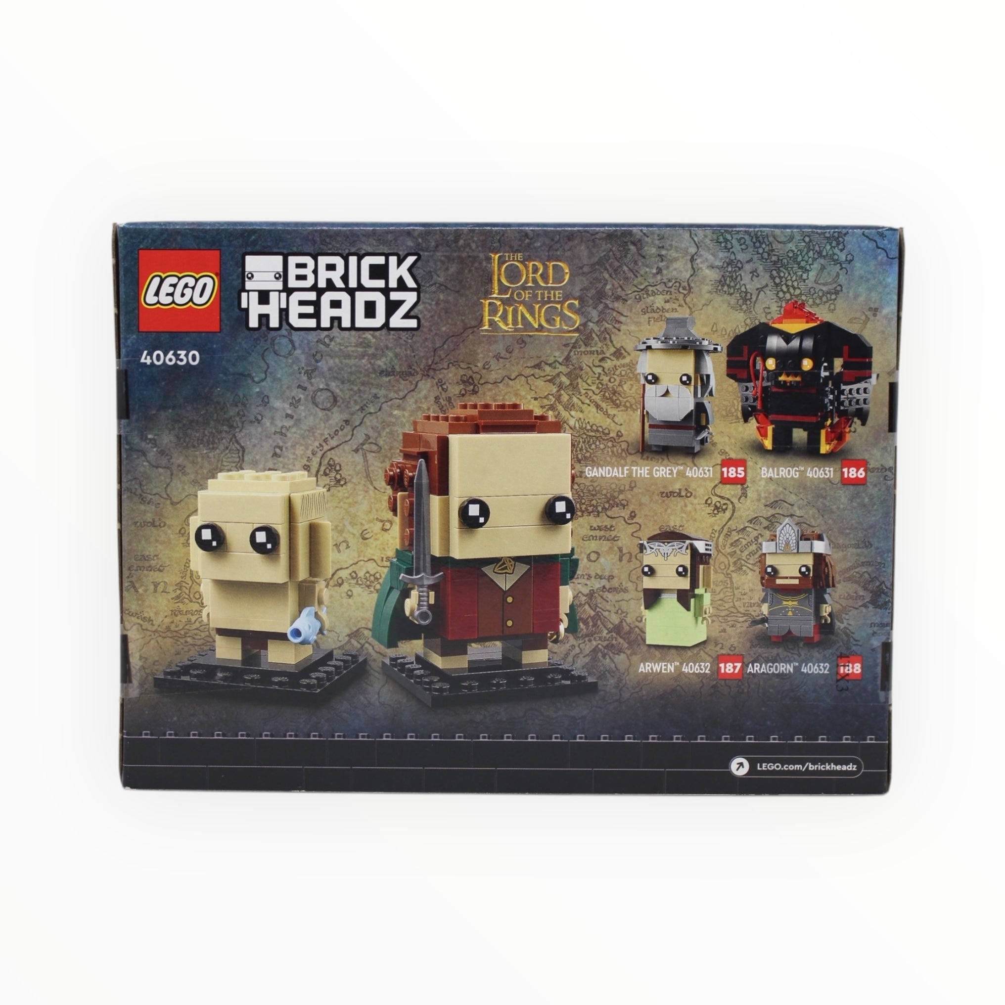 Retired Set 40630 The Lord of the Rings BrickHeadz Frodo & Gollum