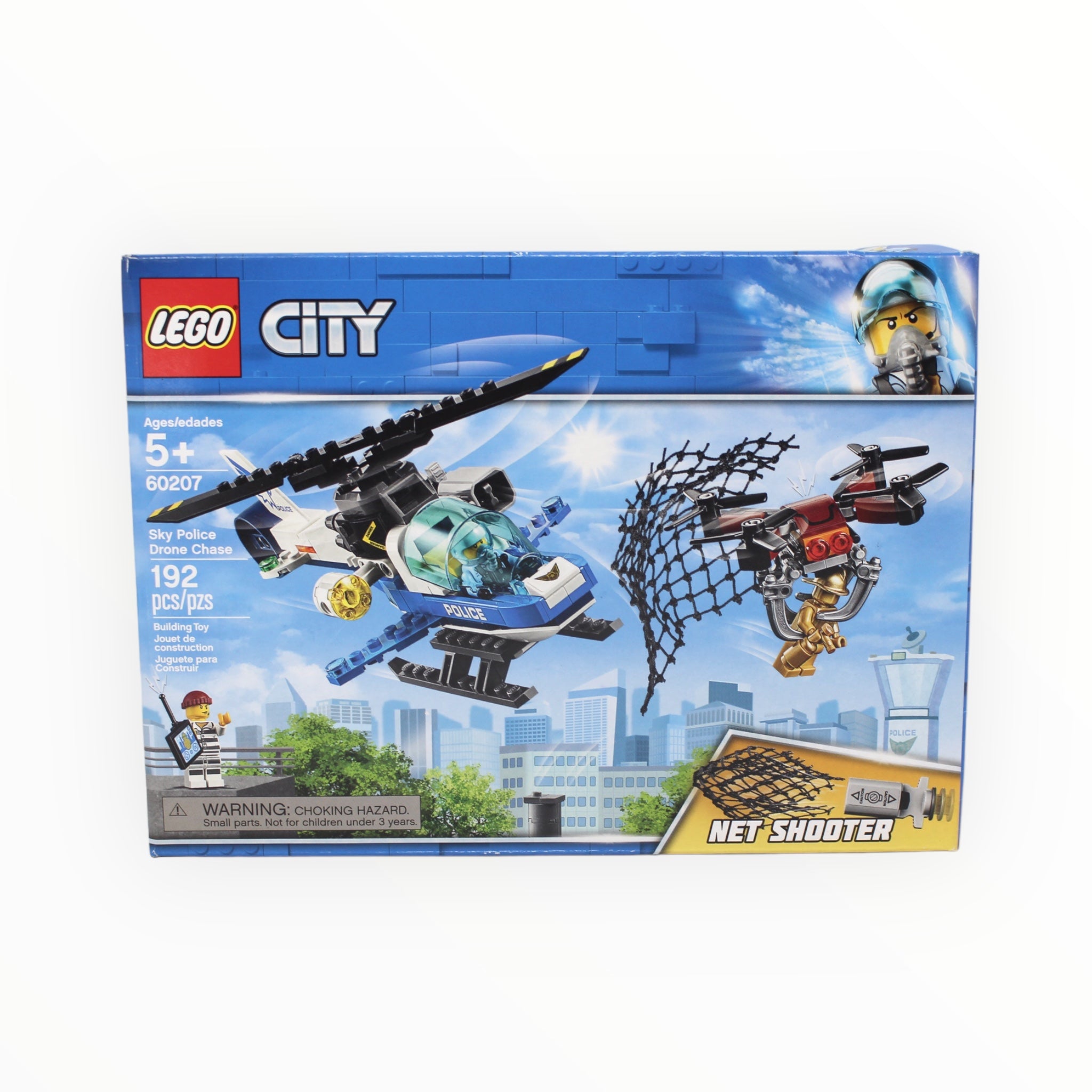 Retired Set 60207 City Sky Police Drone Chase (damaged box)