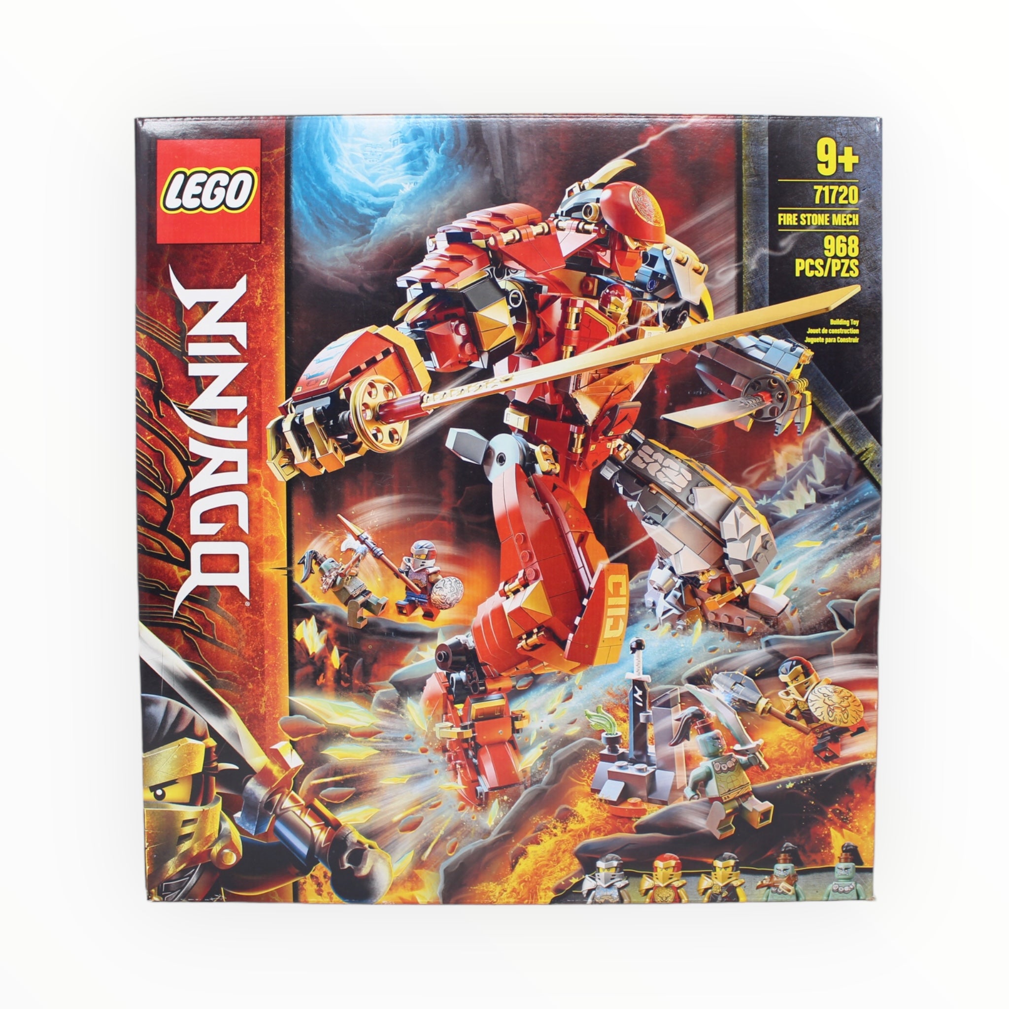 Retired Set 71720 Ninjago Fire Stone Mech