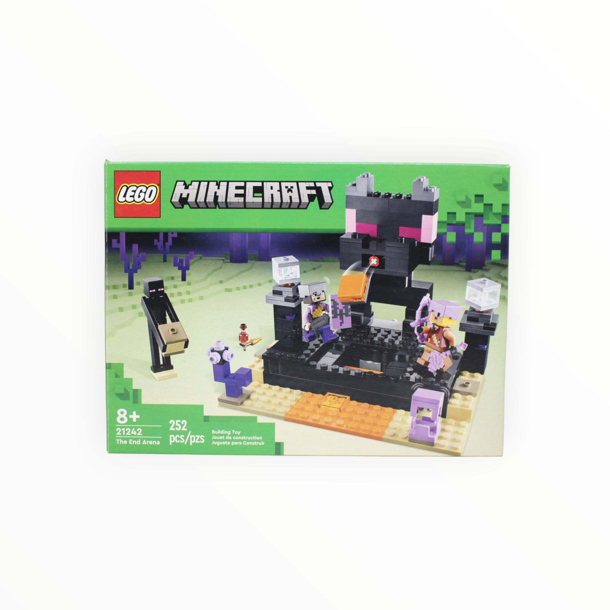 Certified Used Set 21242 Minecraft The End Arena
