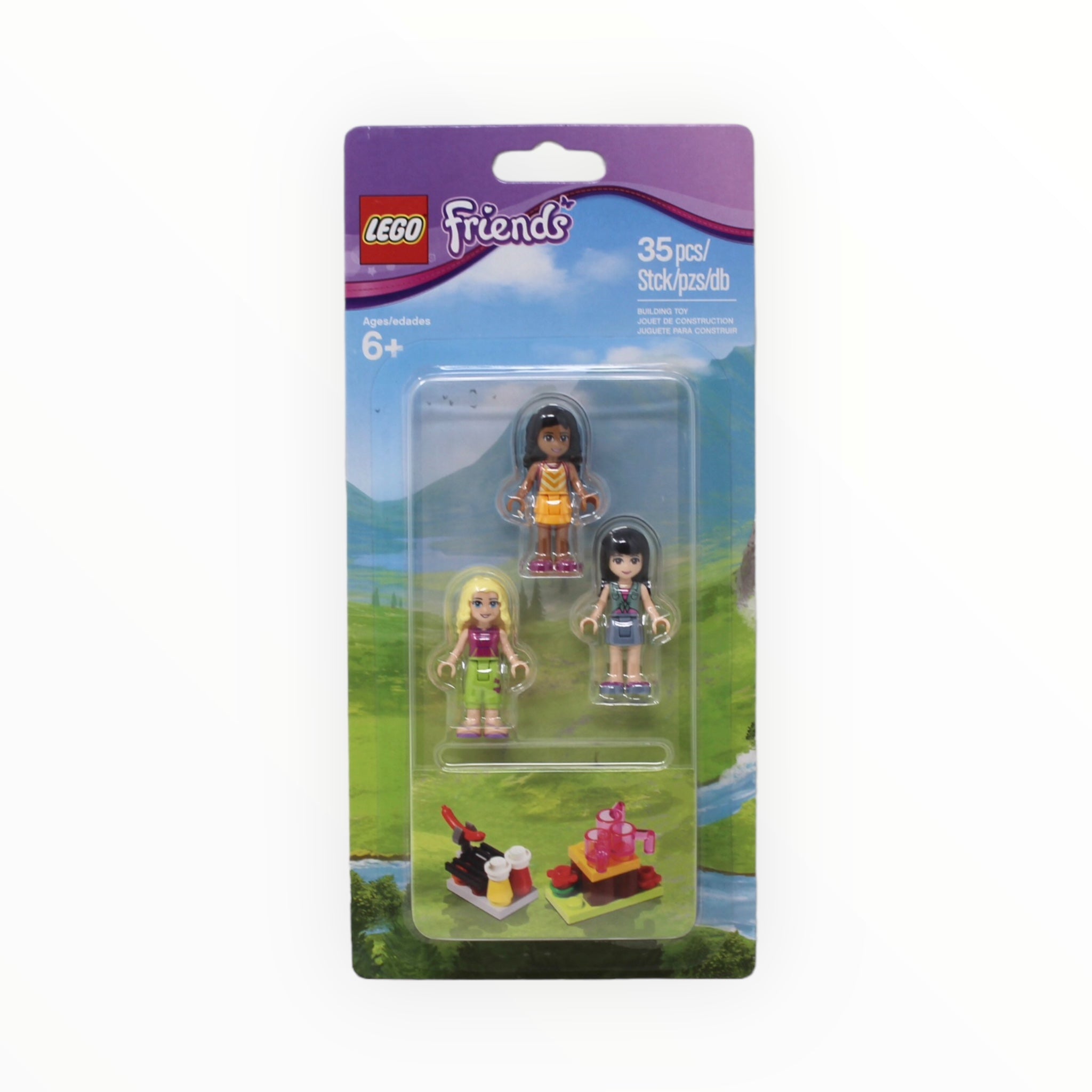 Retired Set 853556 Friends Mini-doll Campsite Blister Pack