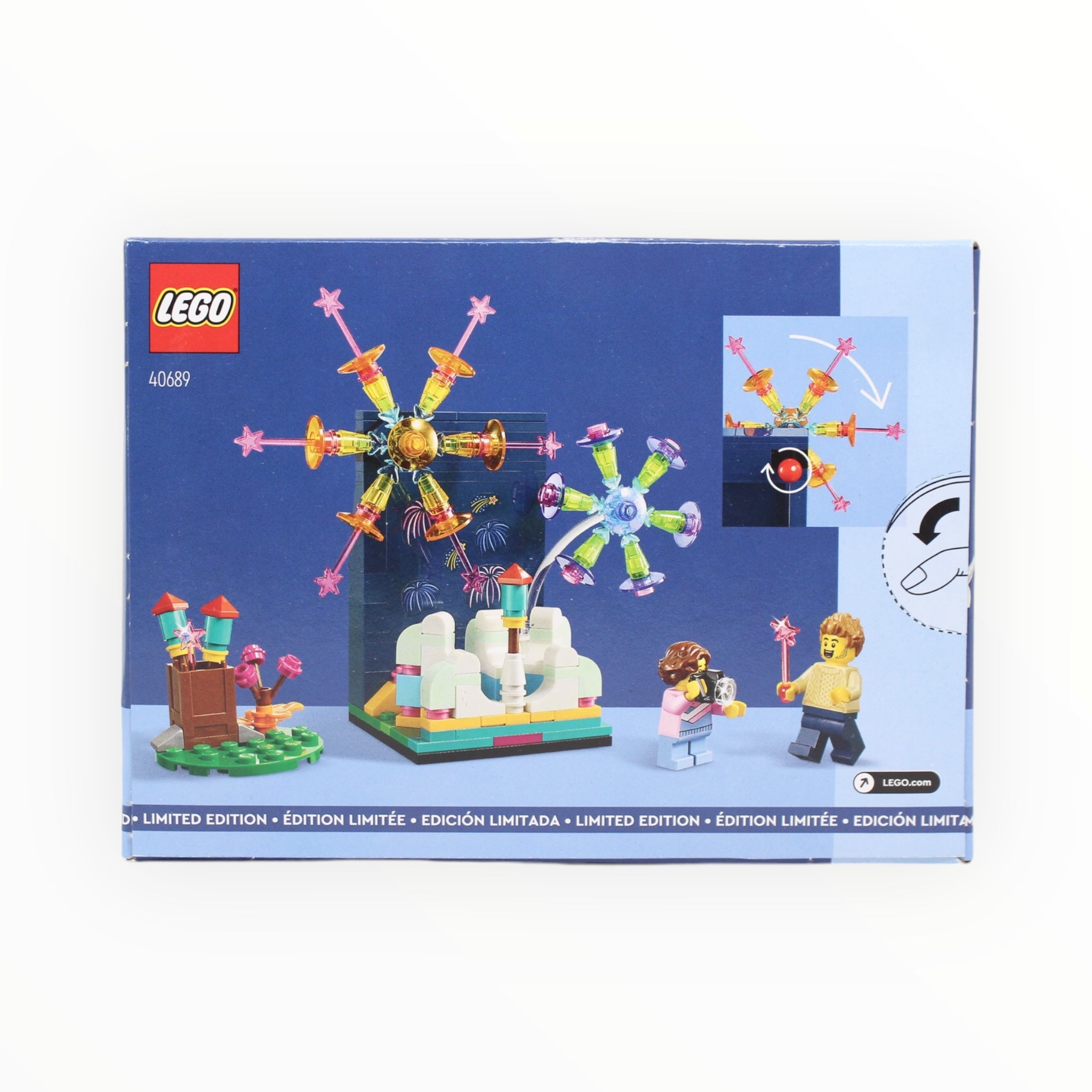 Retired Set 40689 LEGO Fireworks Celebration (damaged box)