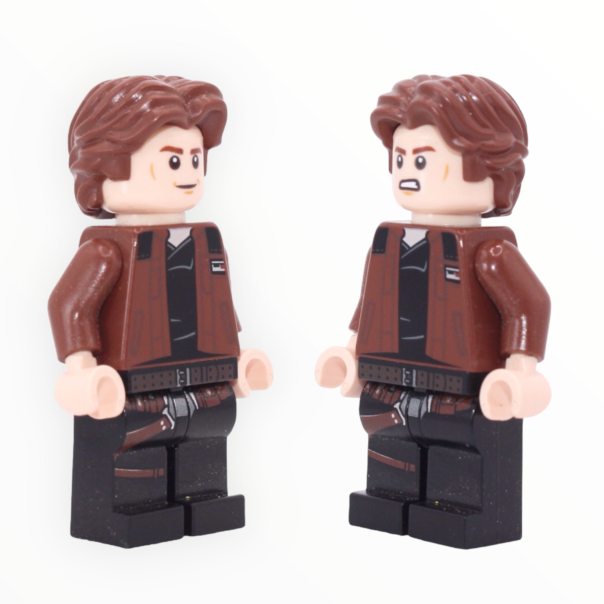 Han Solo (young, brown jacket, black legs with holster, 2018)